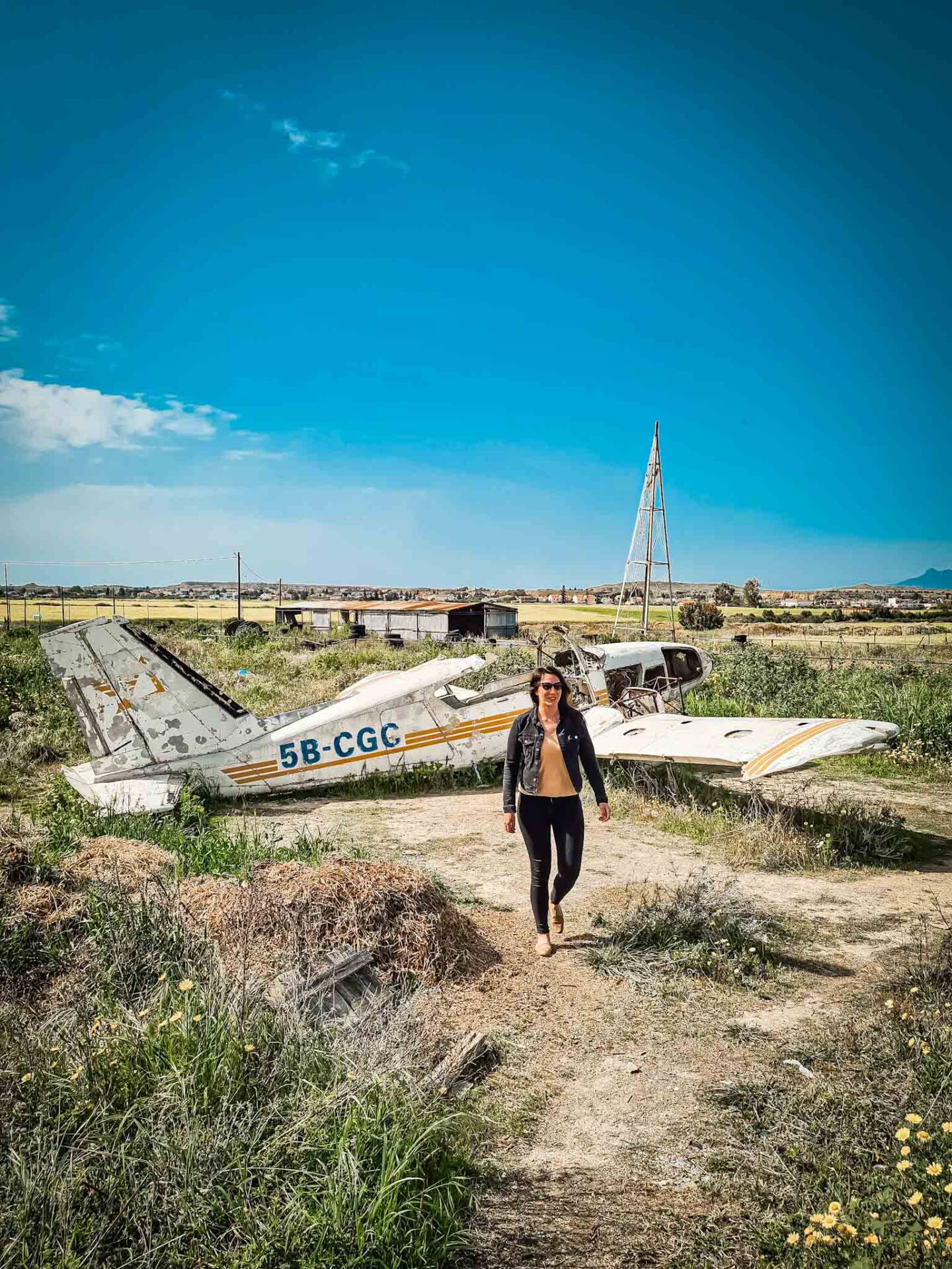 Instagram spots in Cyprus: Abandoned airplane in Tseri
