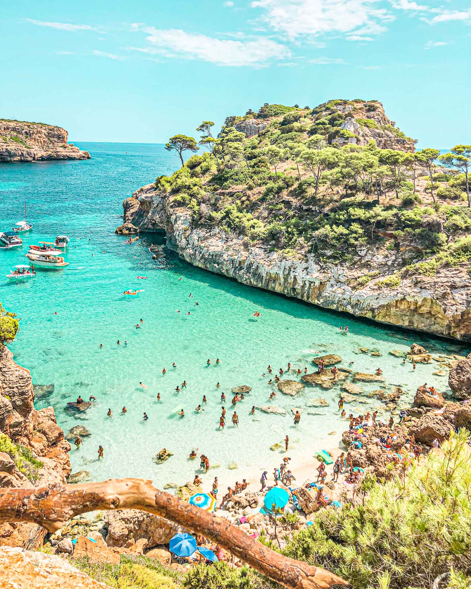 Calo des Moro beach in Mallorca