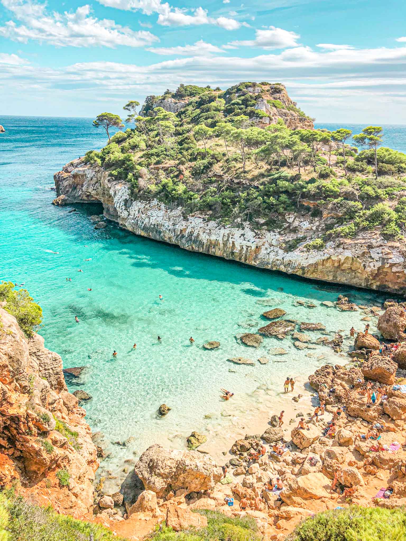 Calo des Moro beach in Mallorca