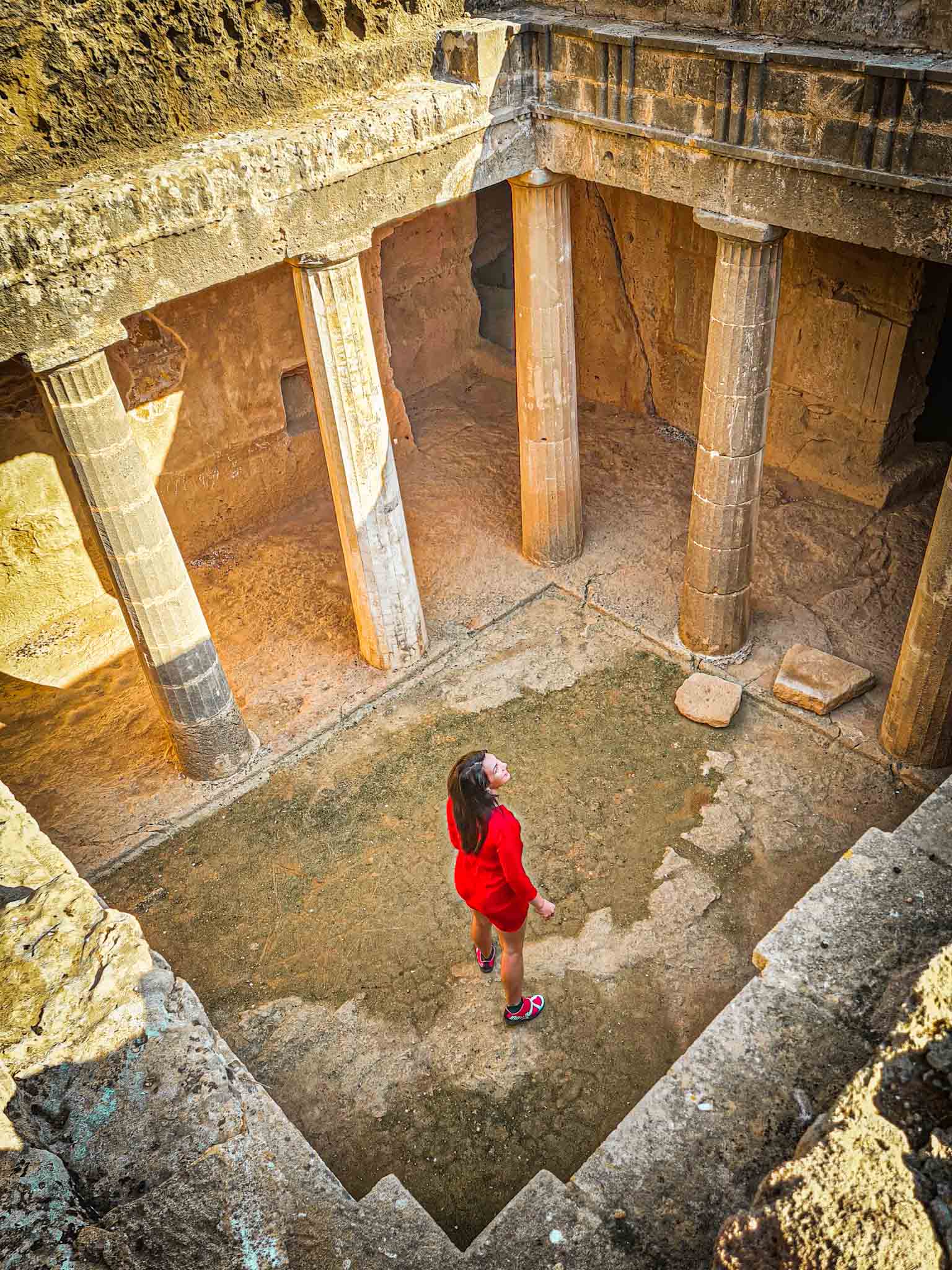 Instagram spots in Cyprus: Tombs of the Kings in Paphos
