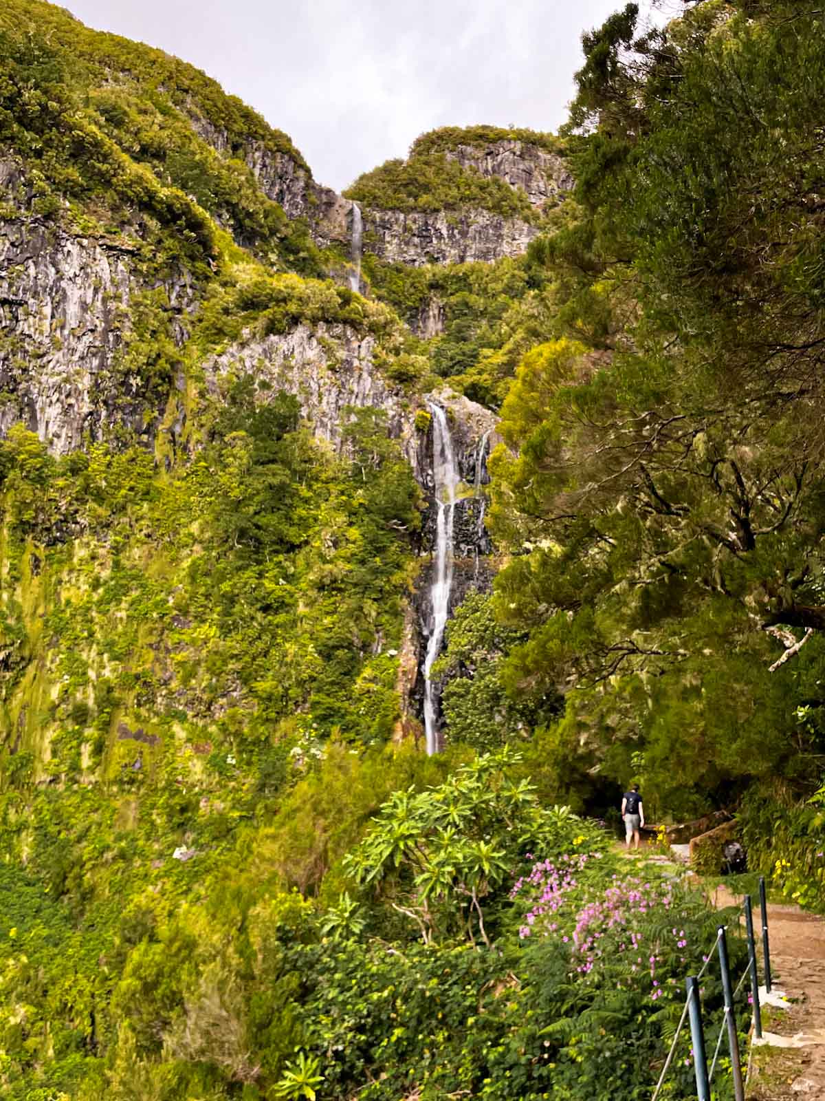 Hiking in Madeira: Risco waterfall Madeira