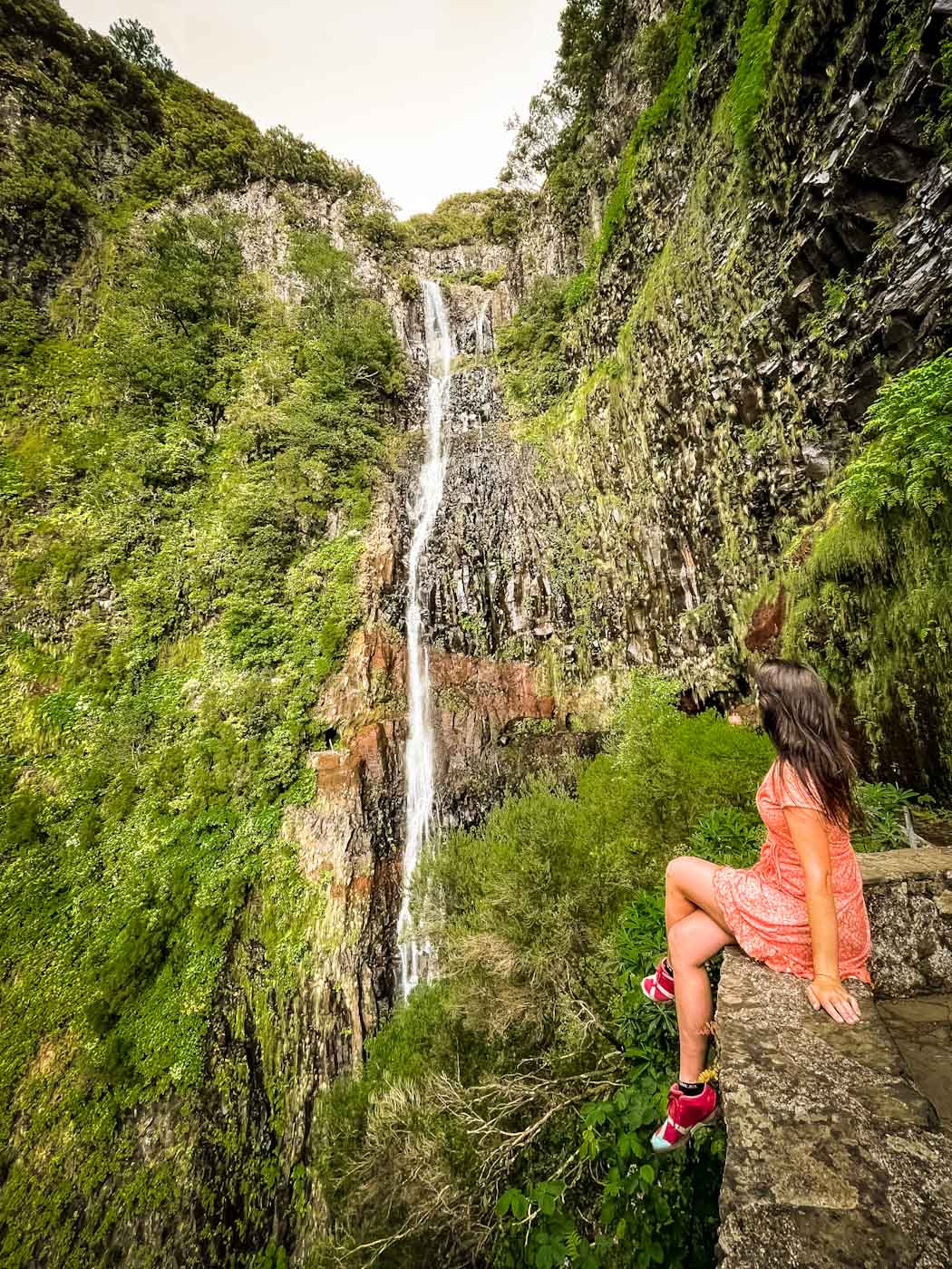 Risco waterfall Madeira