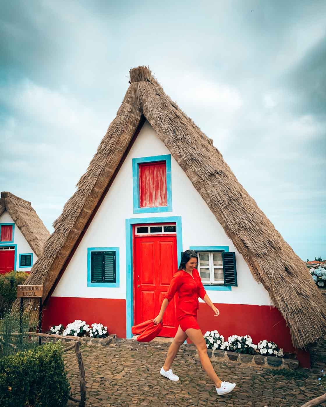 Traditional Madeiran houses in Santana