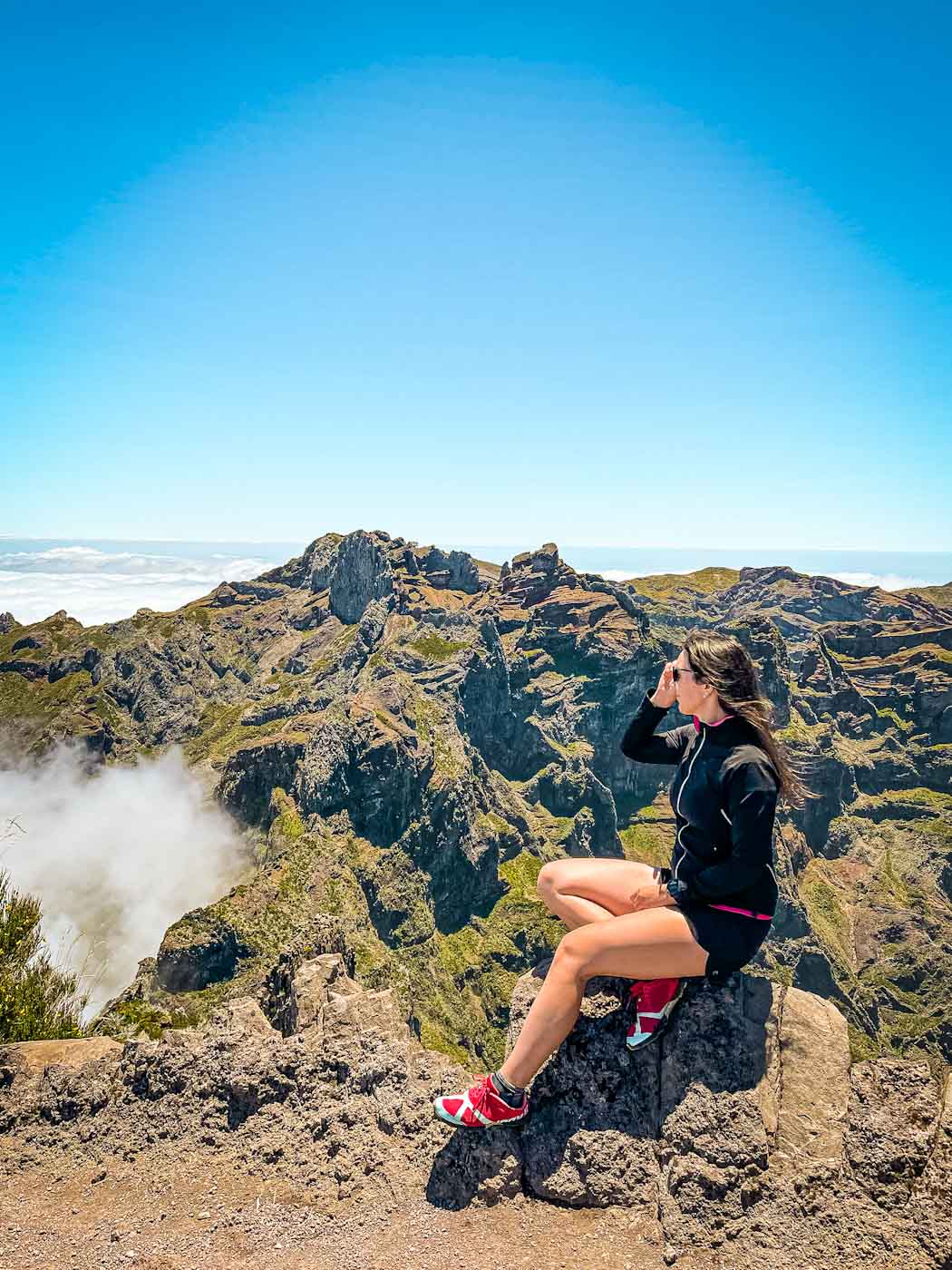 View from Pico Ruivo Madeira