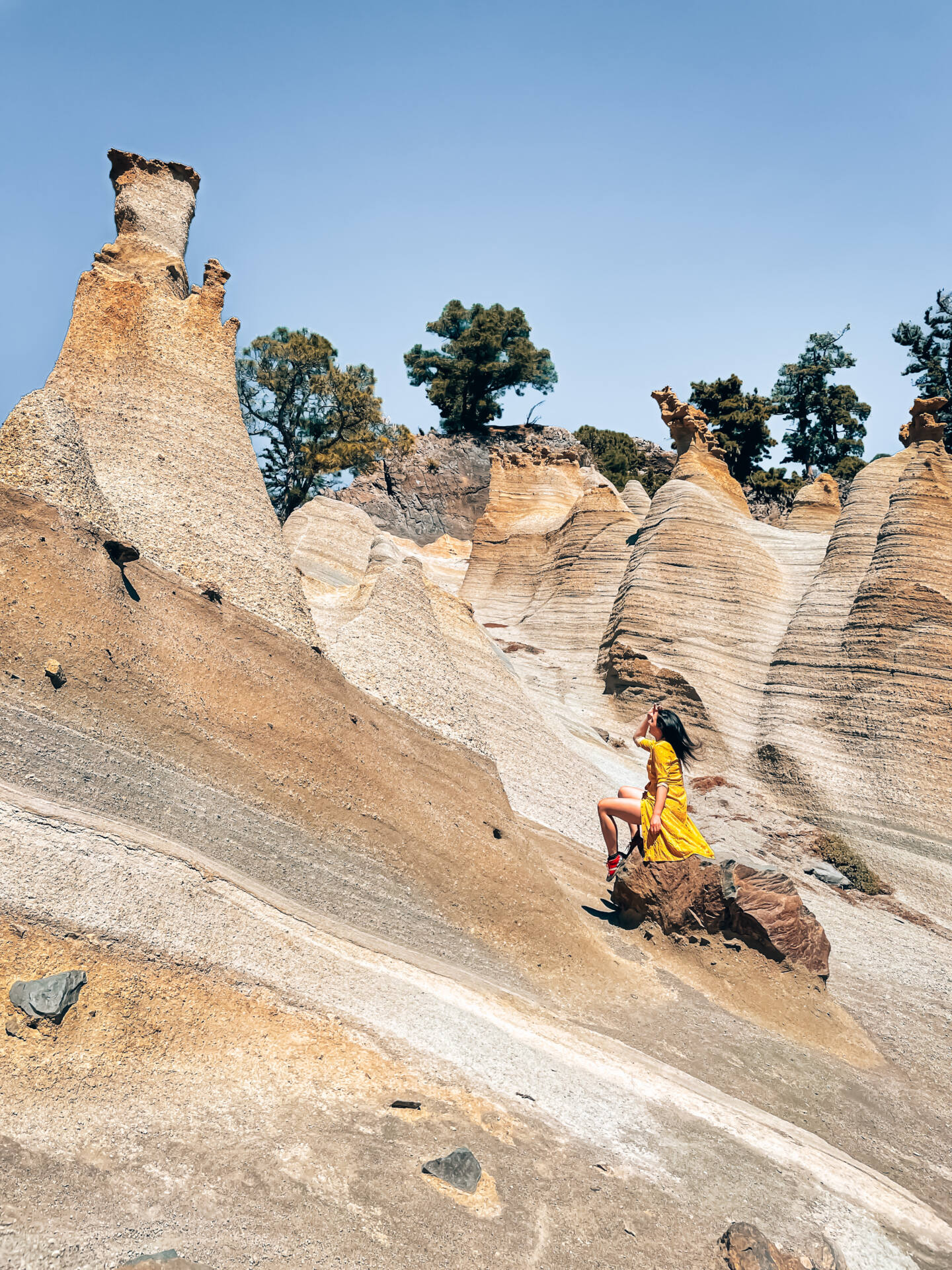 Best Instagram places in Tenerife: Paisaje Lunar in Tenerife rock formations