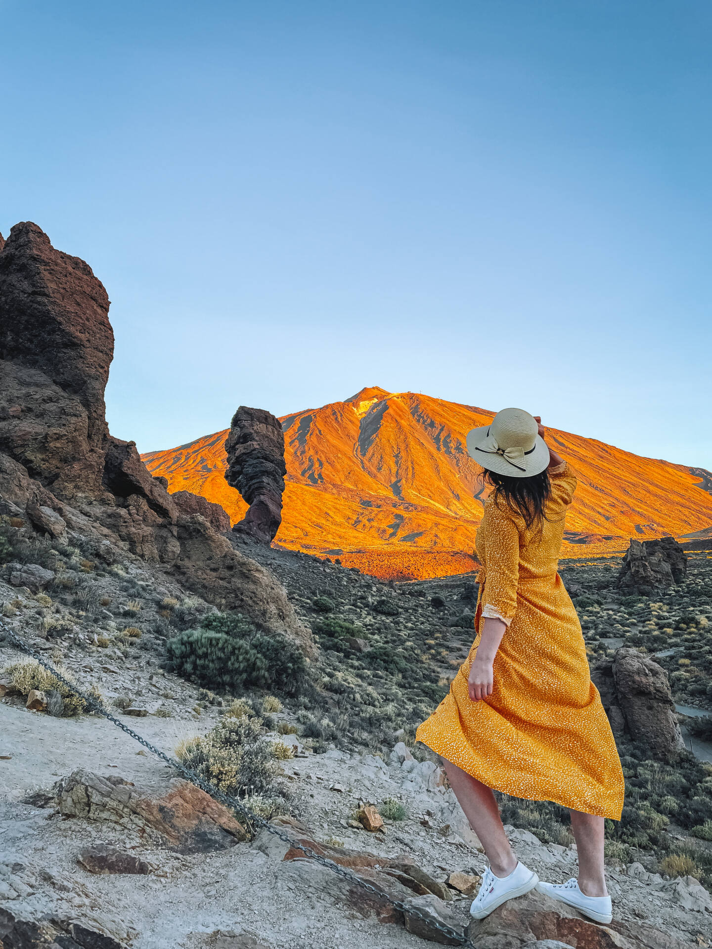 Unique places in Tenerife:Roque Cinchado rock formations