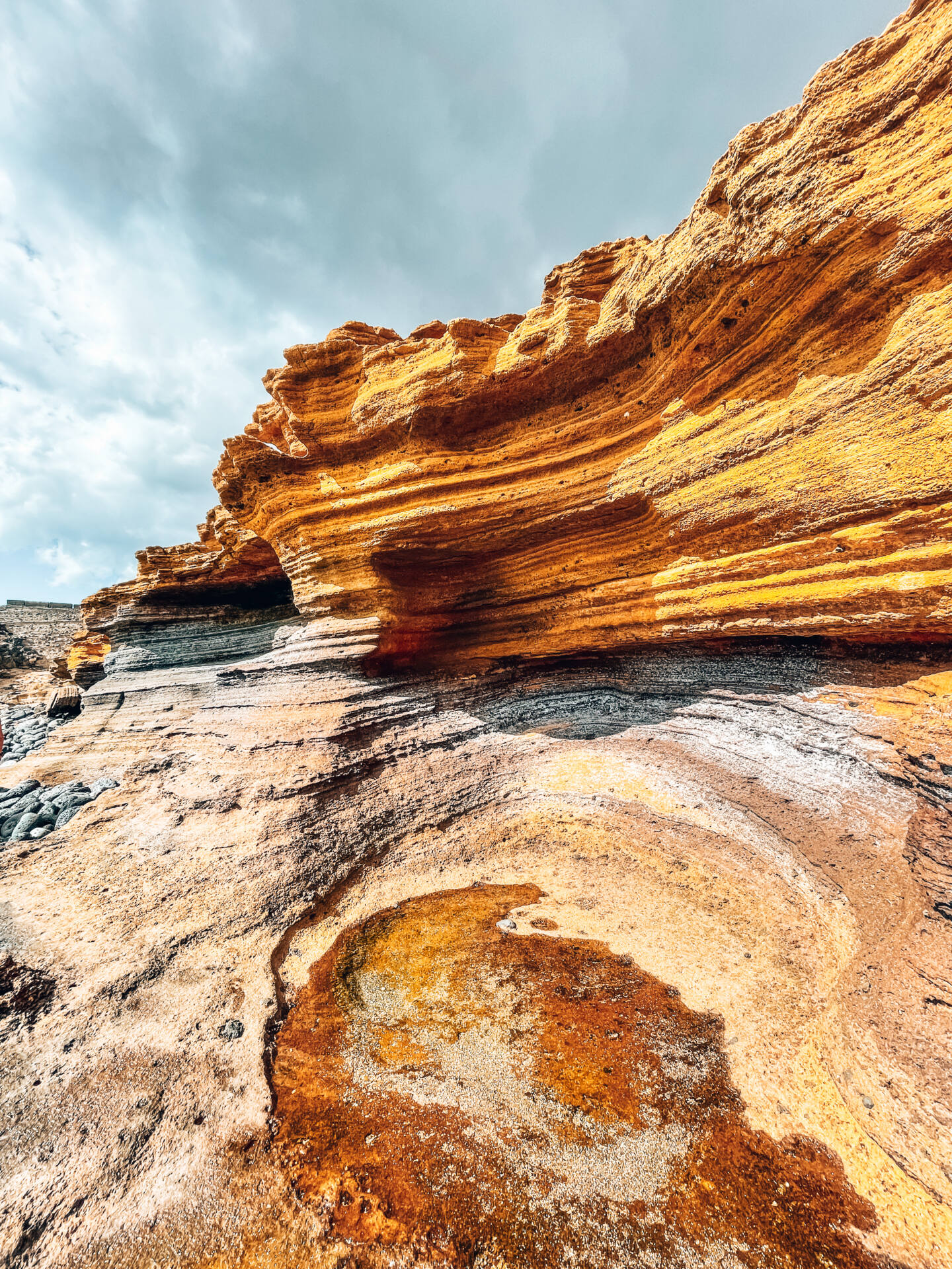 Playa Amarilla Tenerife rock formations