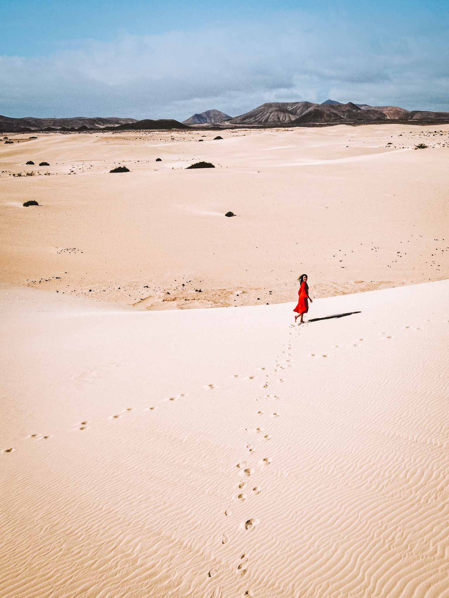 Corralejo sand dunes Fuerteventura 