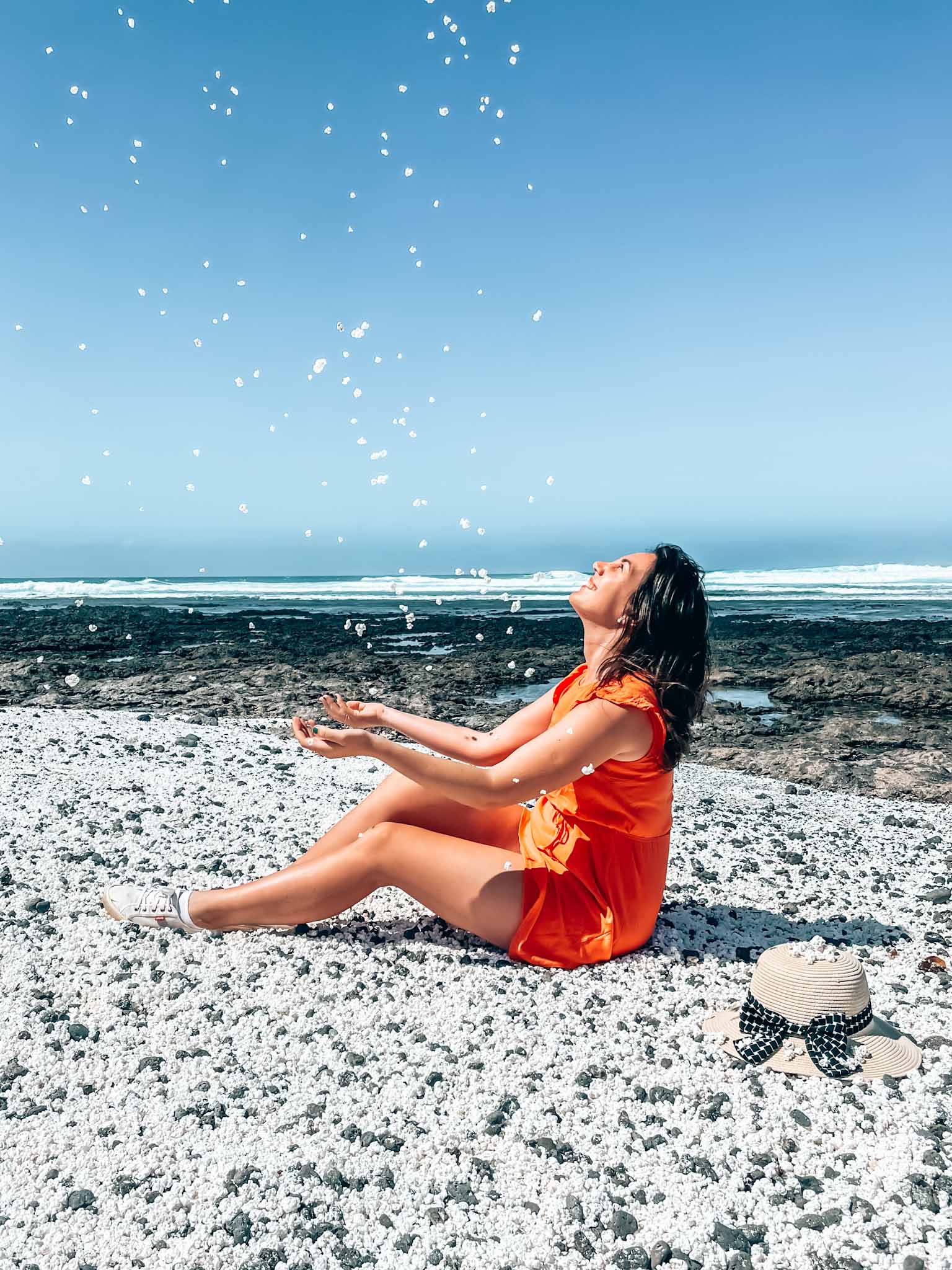 Popcorn beach - Instagram spots in Fuerteventura 