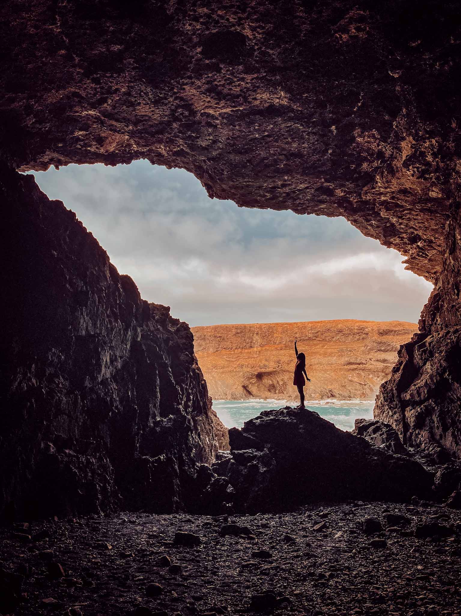 Ajuy caves in Fuerteventura