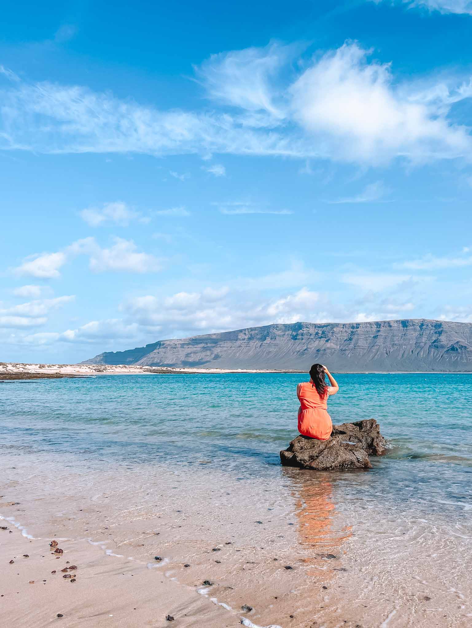 Places in La Graciosa island - Playa Francesa