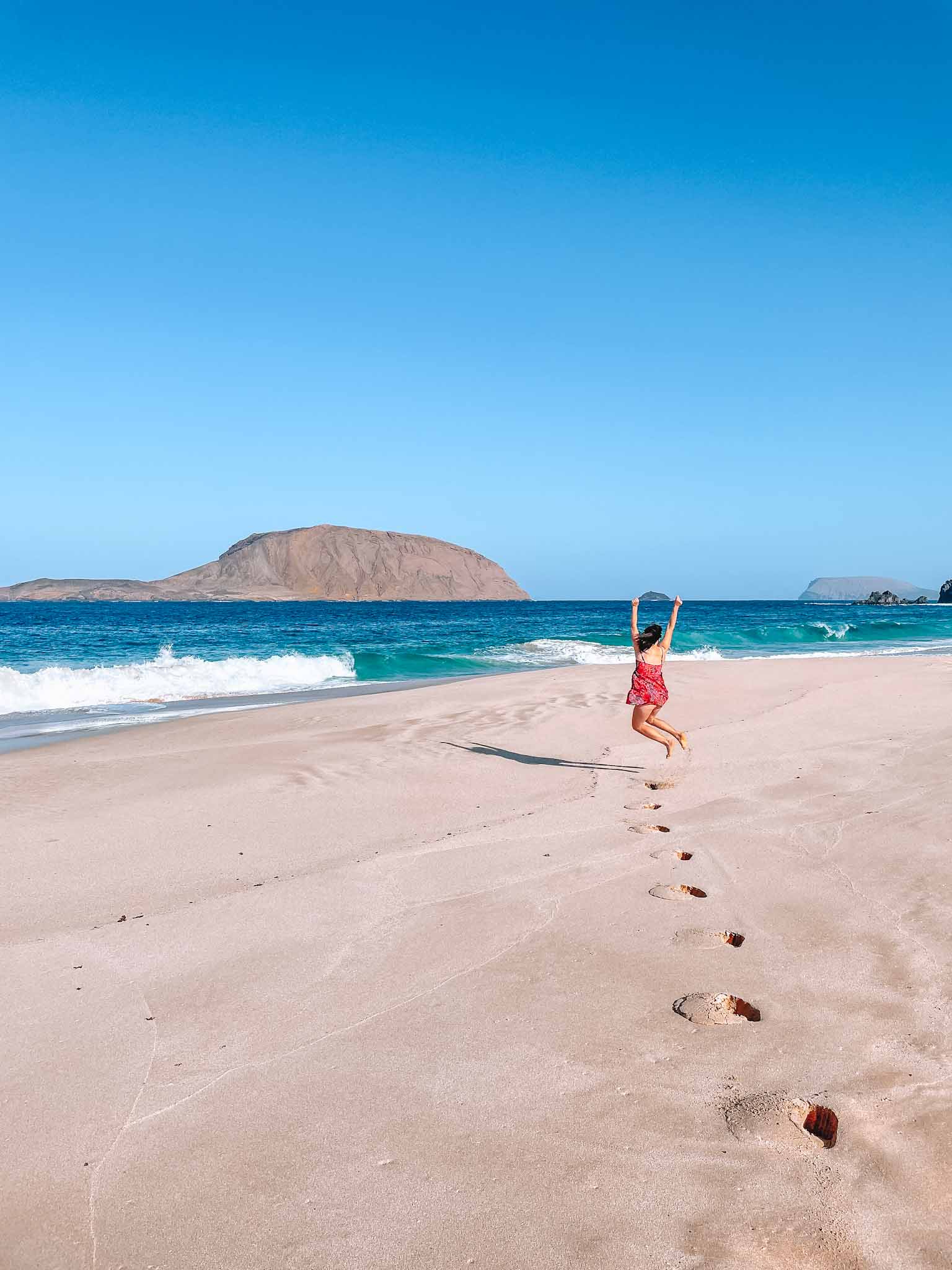 Places in La Graciosa island - Playa de las Conchas