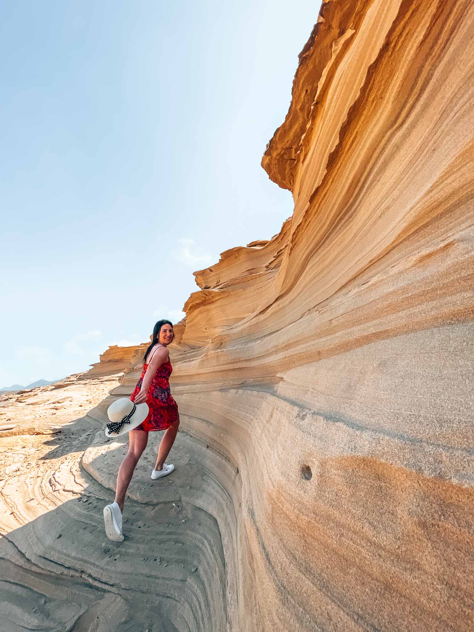 Rock formations in Fuerteventura