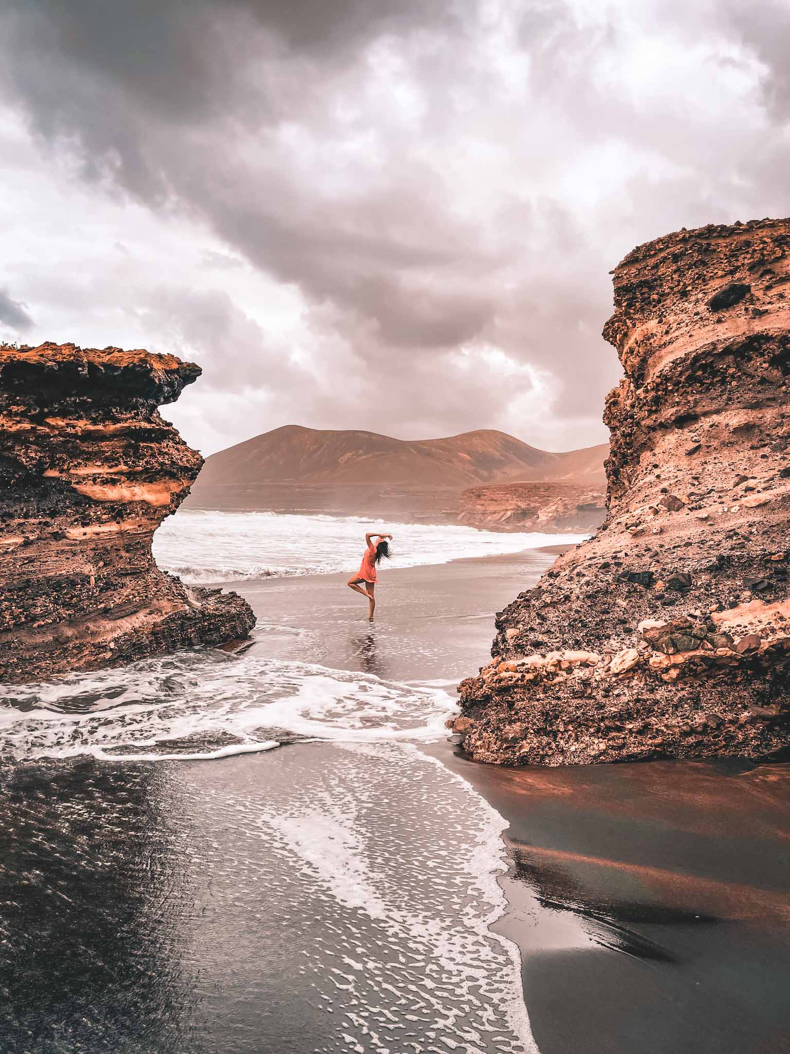 Rock formations in Fuerteventura - Playa de la Solapa