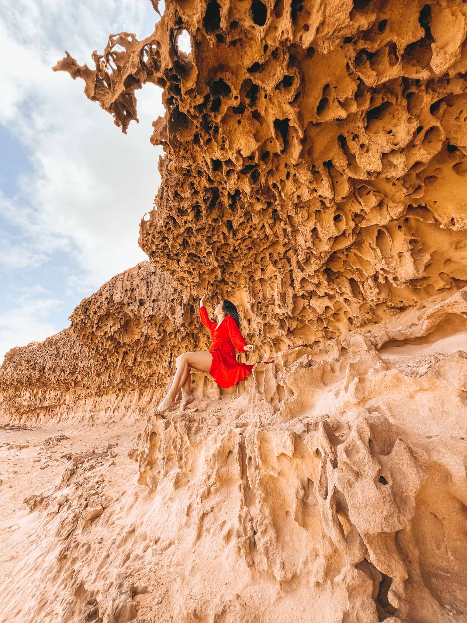 Rock formations in Fuerteventura