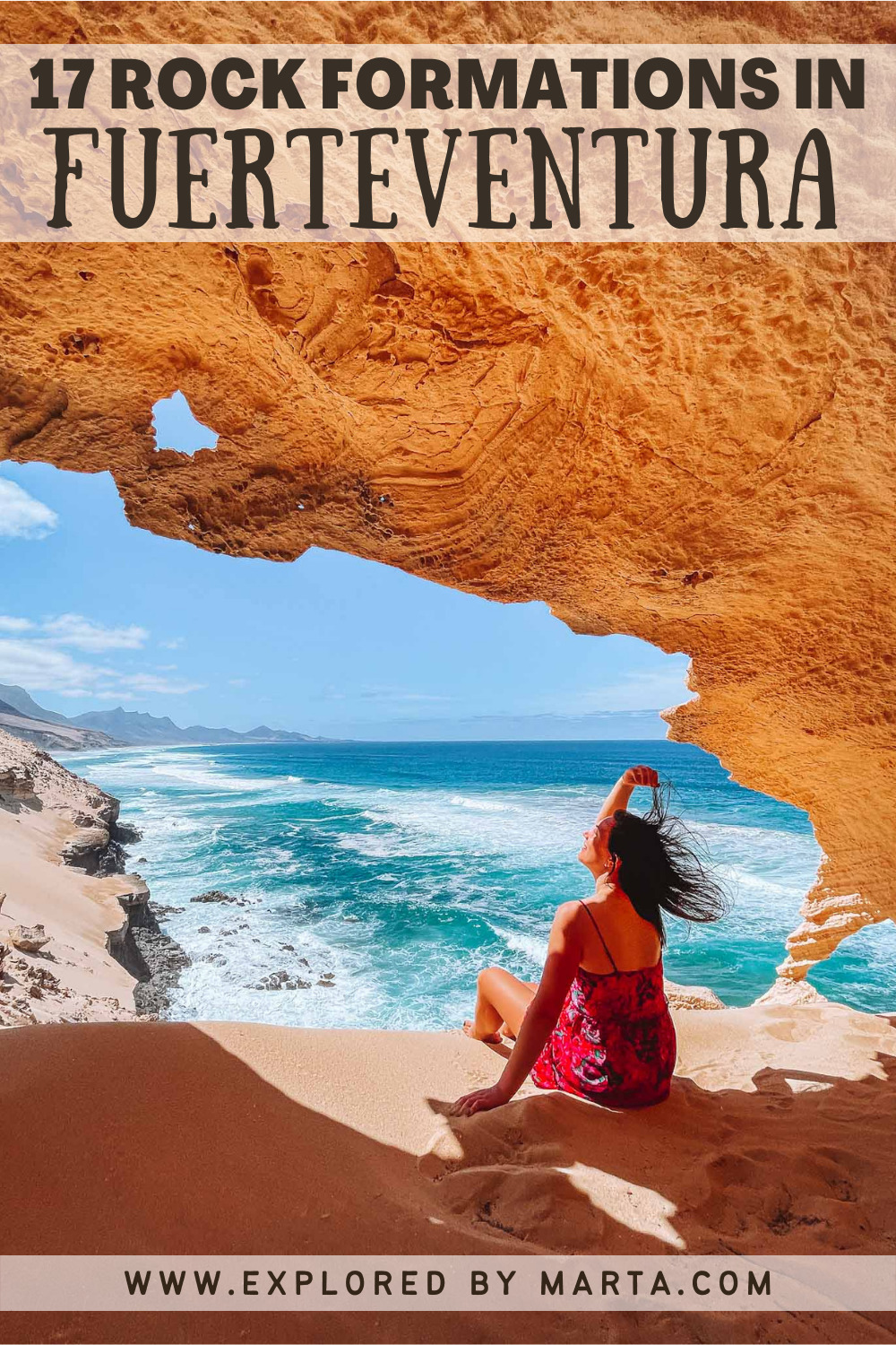 Rock formations in Fuerteventura