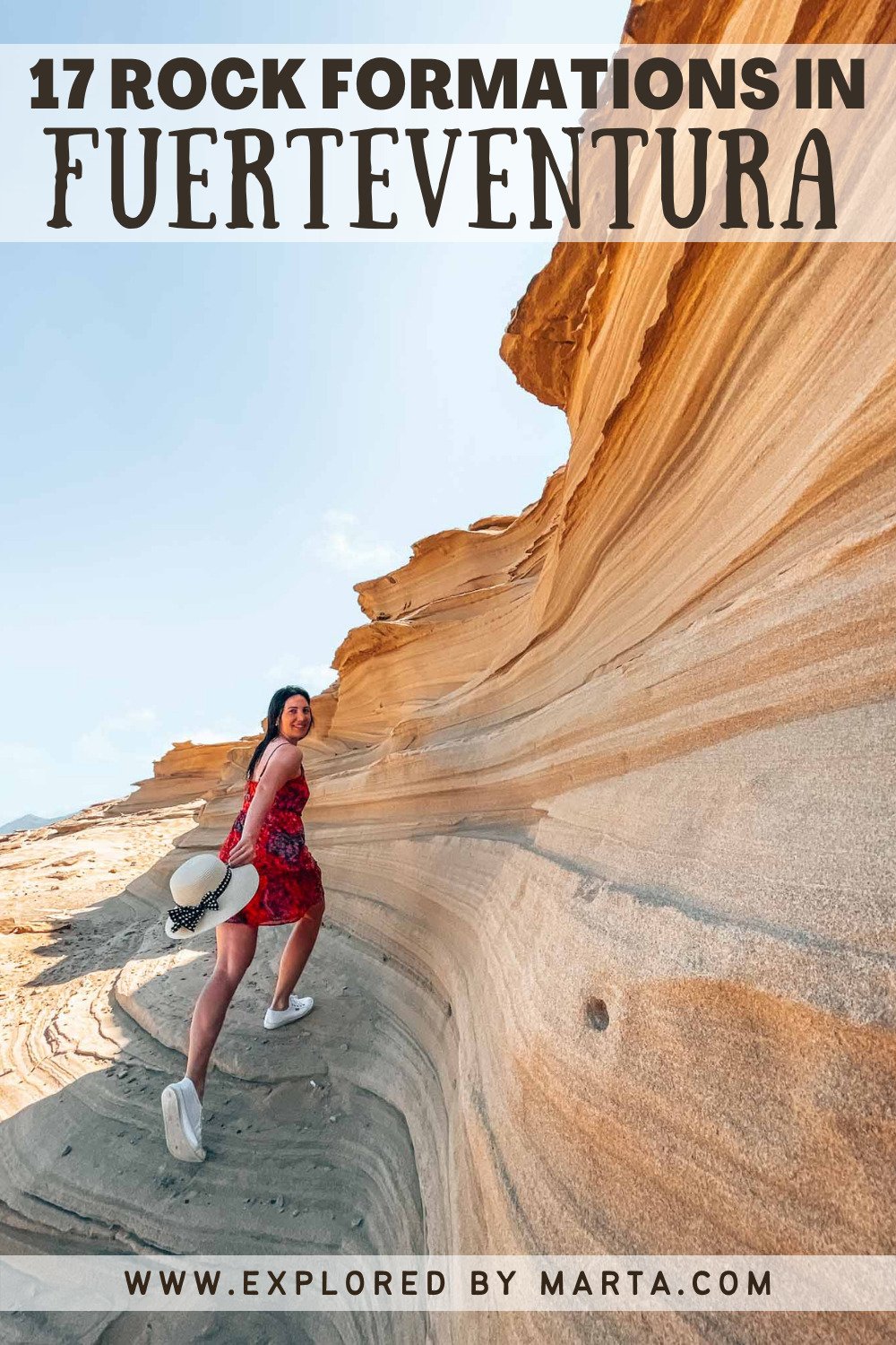 Rock formations in Fuerteventura