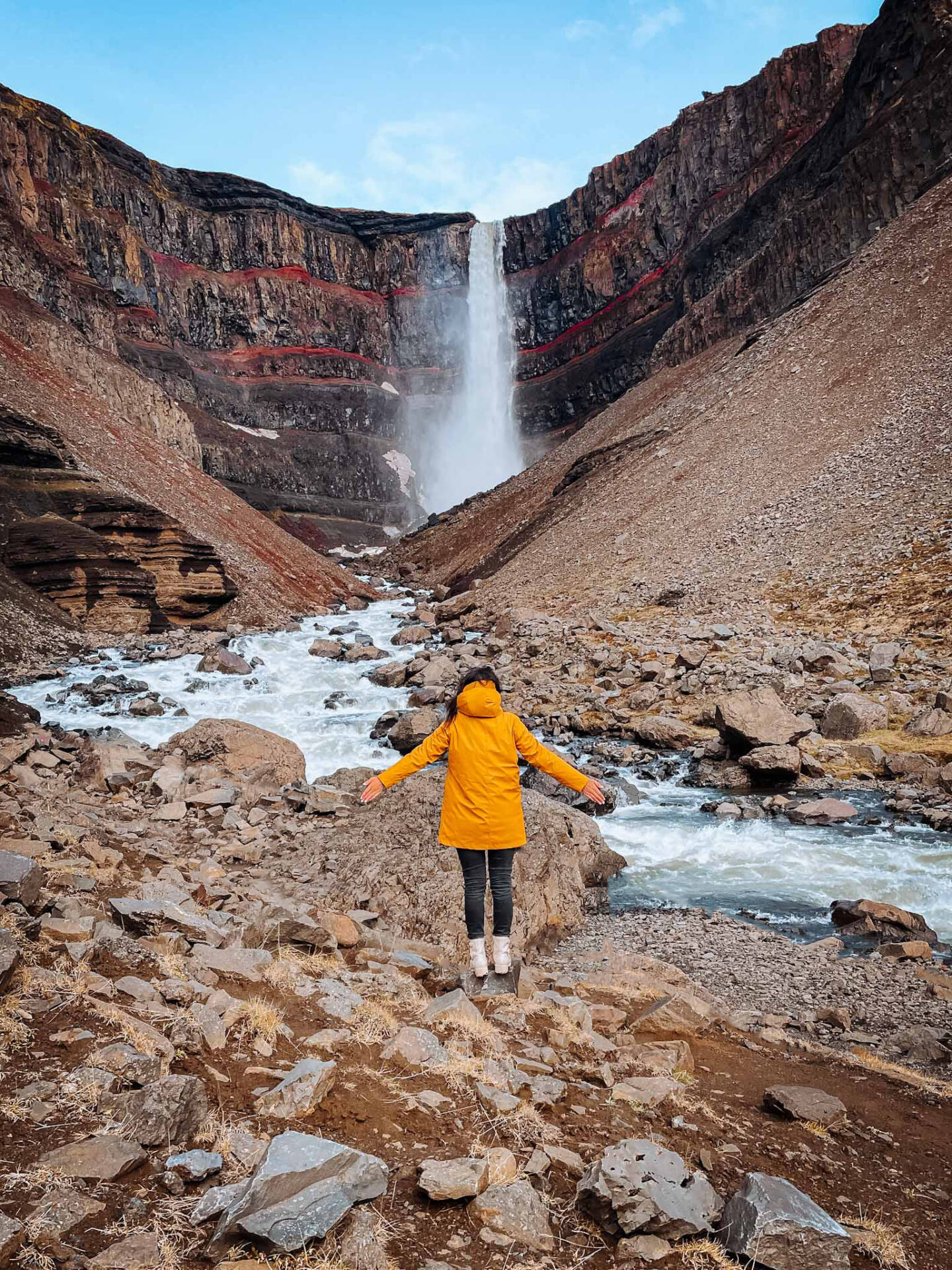 Best waterfalls in Iceland  - Hengifoss