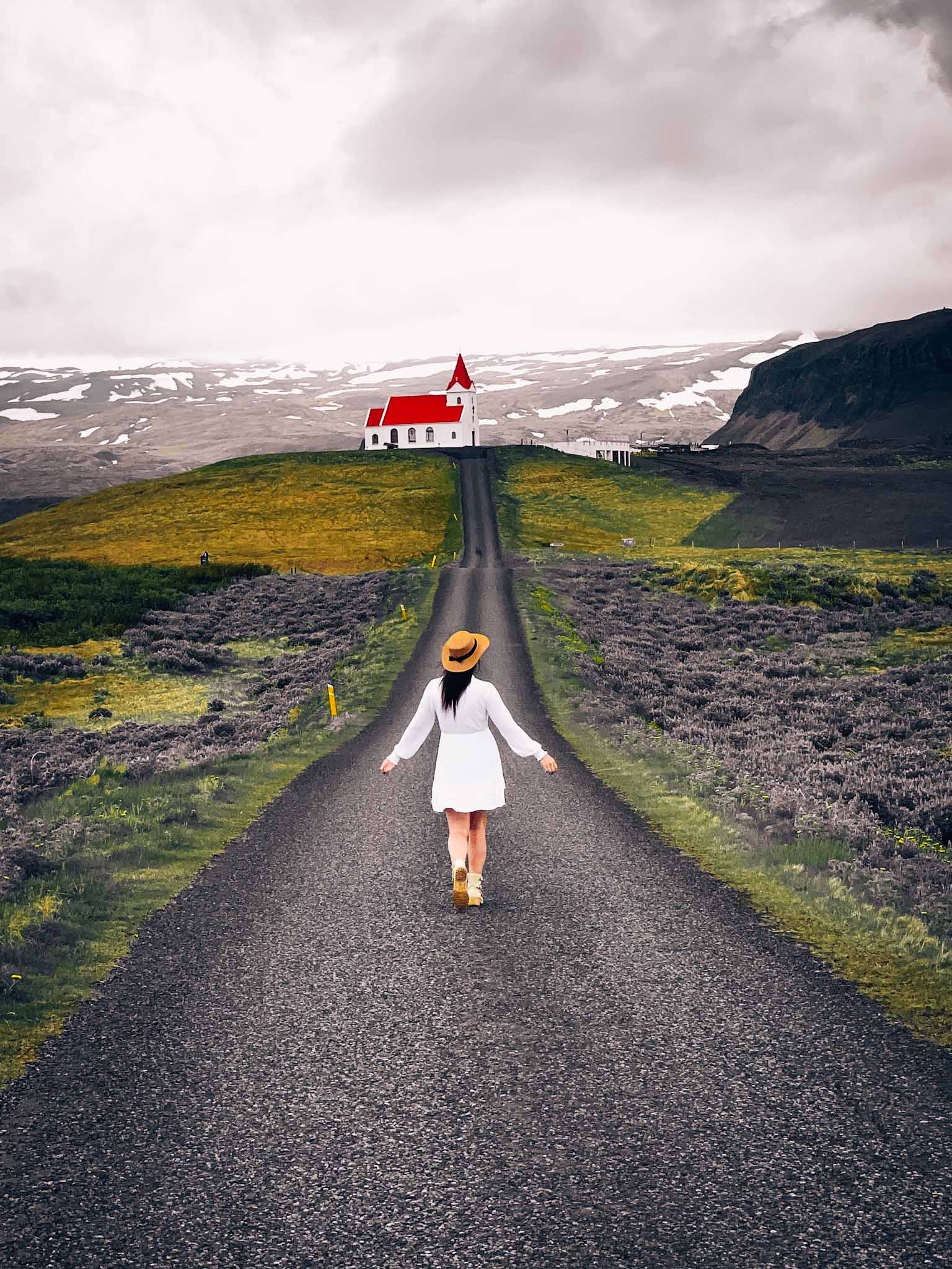 Ring Road in Iceland: Iceland Instagram spots - Ingjaldshólskirkja - Churches in Iceland