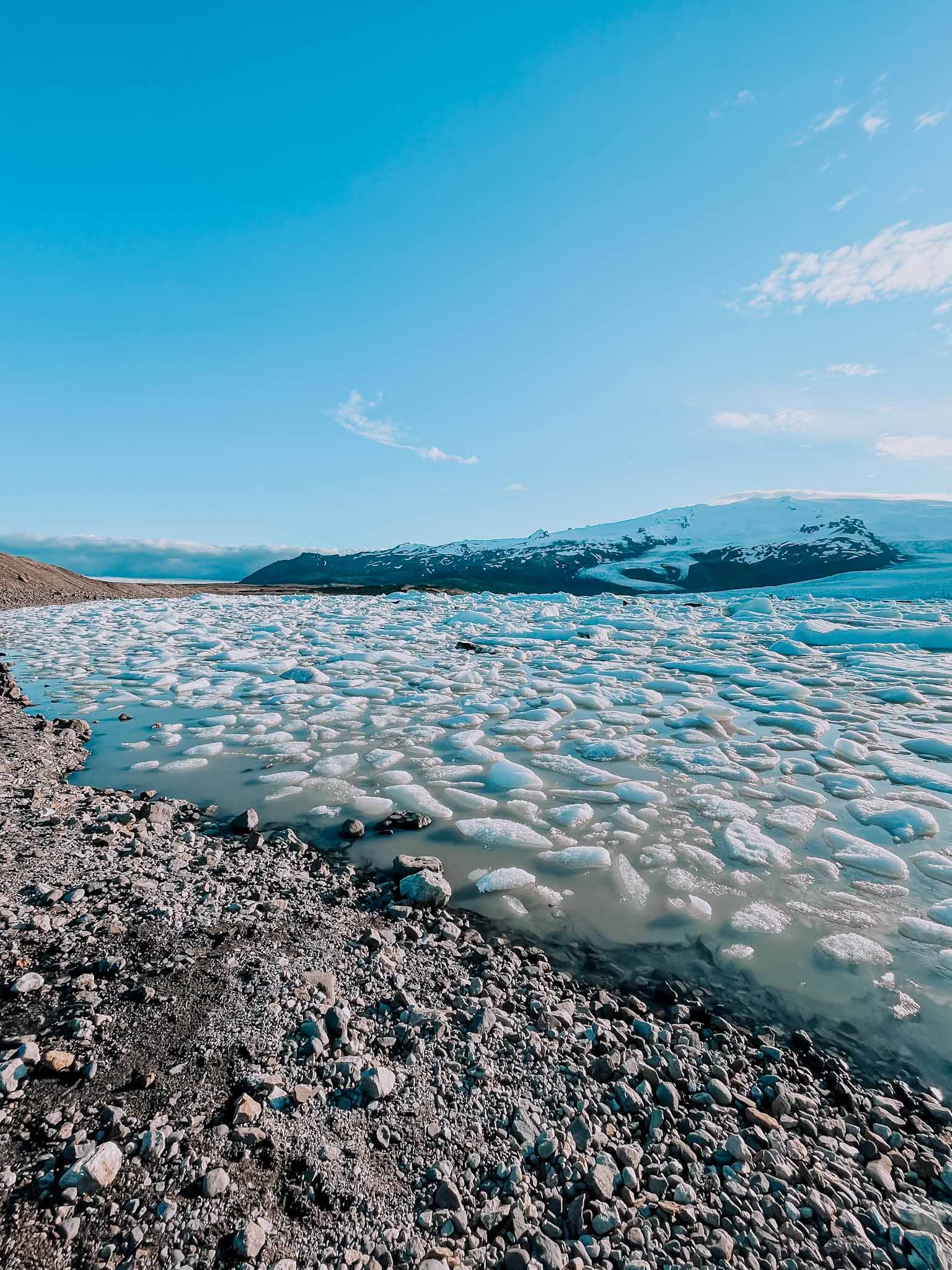 Glaciers in Iceland - Fjallsjökull glacier