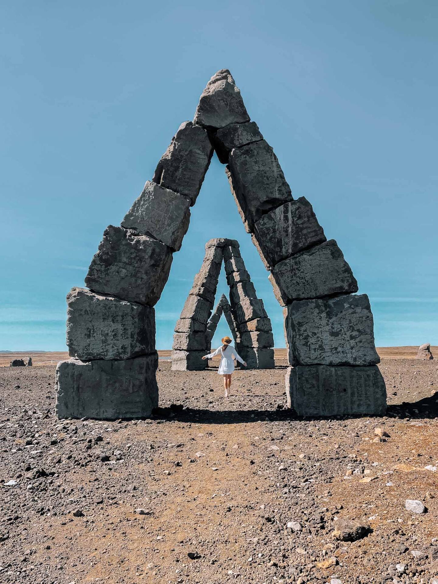 Natural stone arches in Iceland - The Arctic Henge