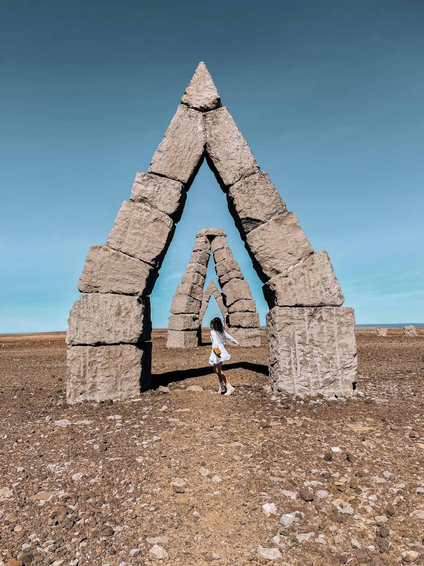 Natural stone arches in Iceland - The Arctic Henge