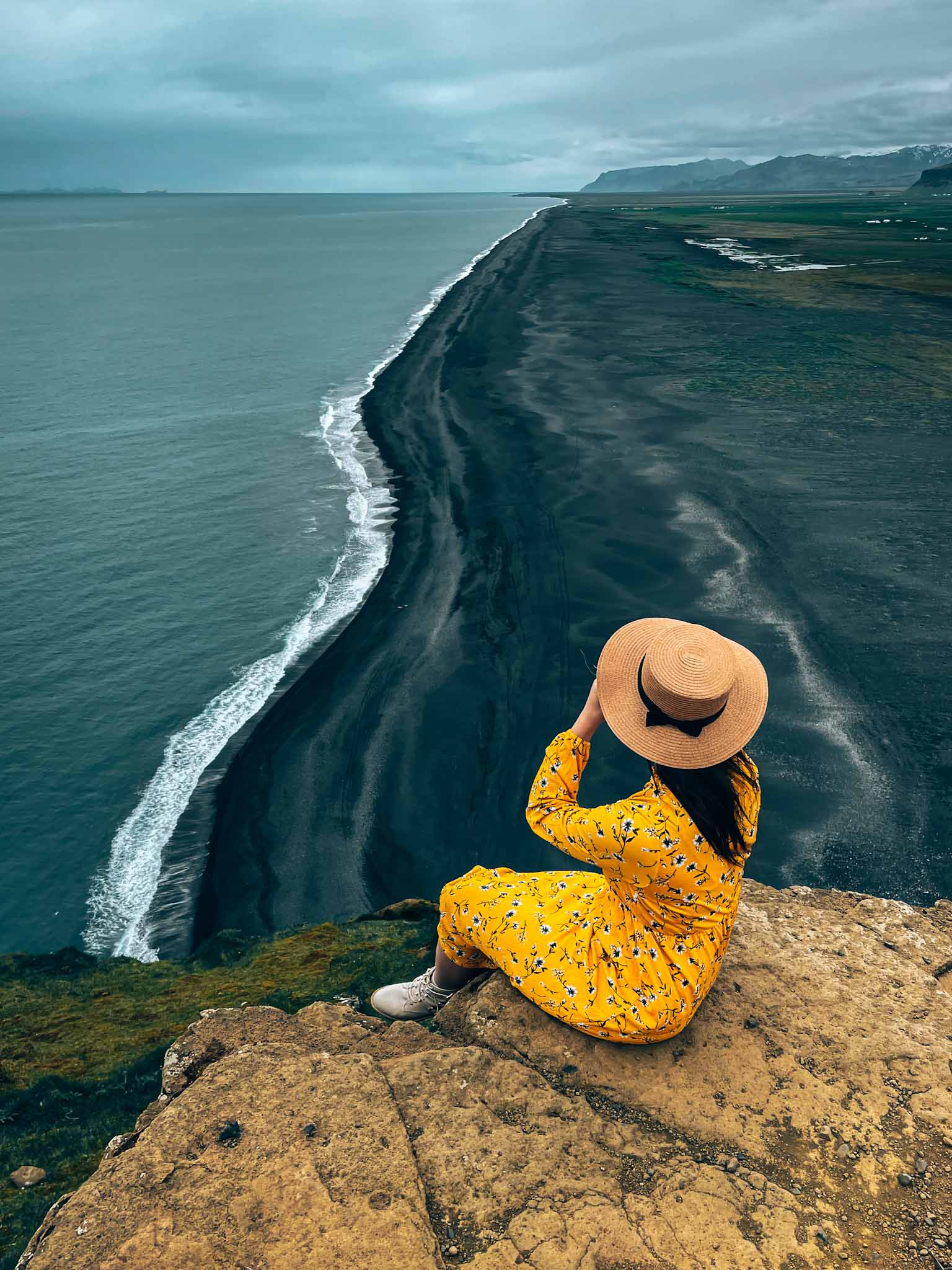 Iceland Instagram spots - The Endless Black Beach - beautiful beaches in Iceland