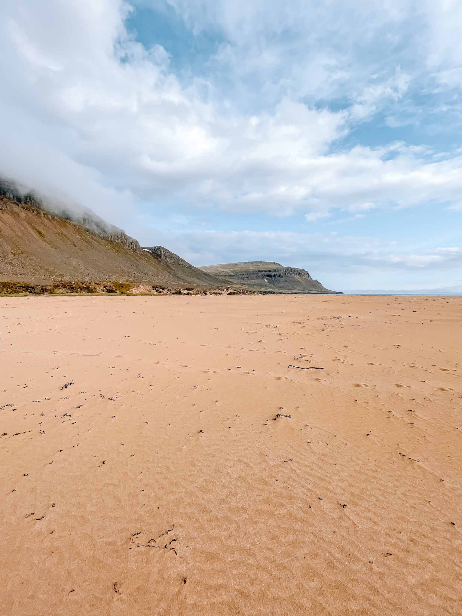 The Red Sand beach Rauðisandur - beautiful beaches in Iceland