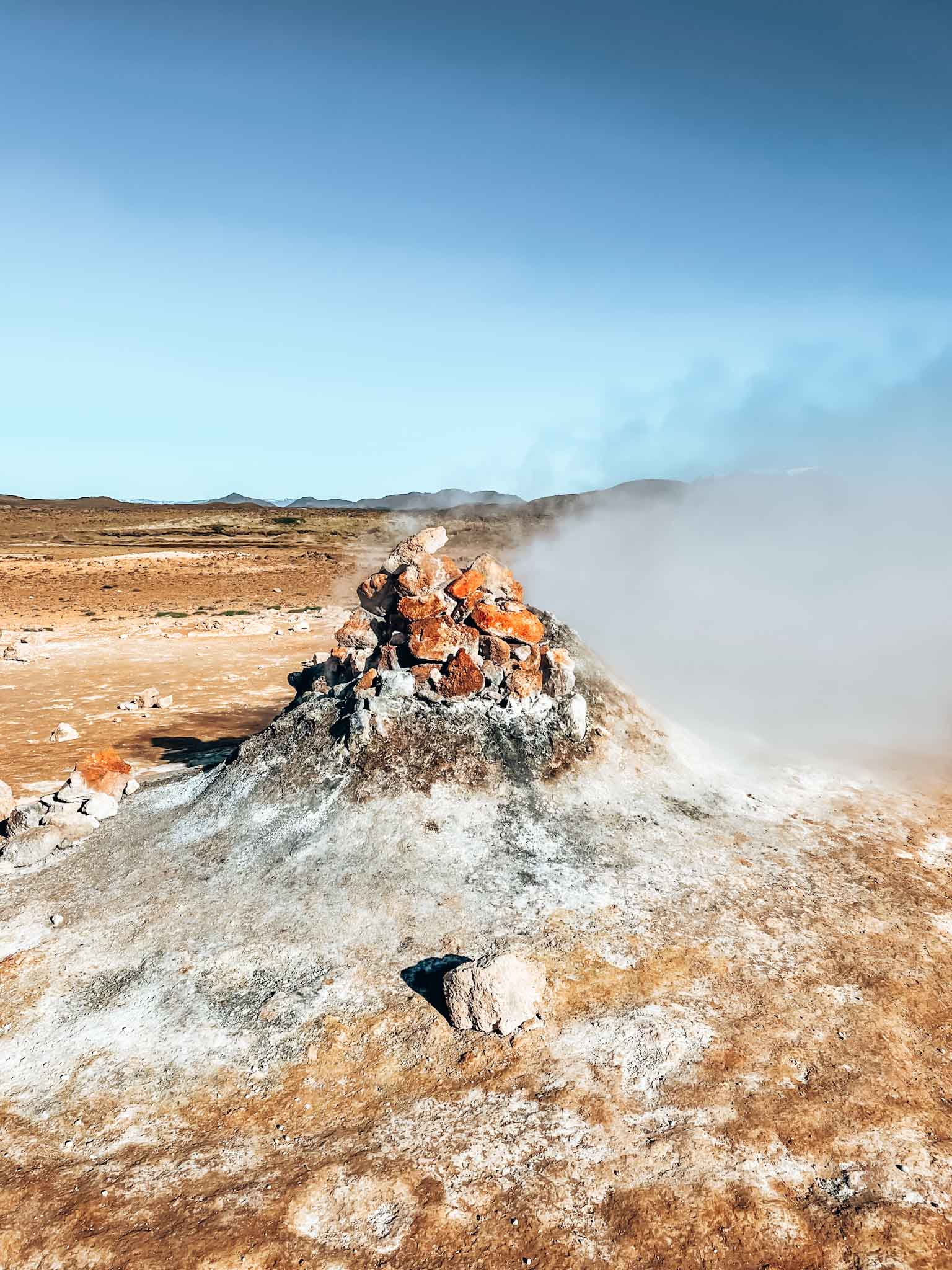 Hverir geothermal area in Iceland