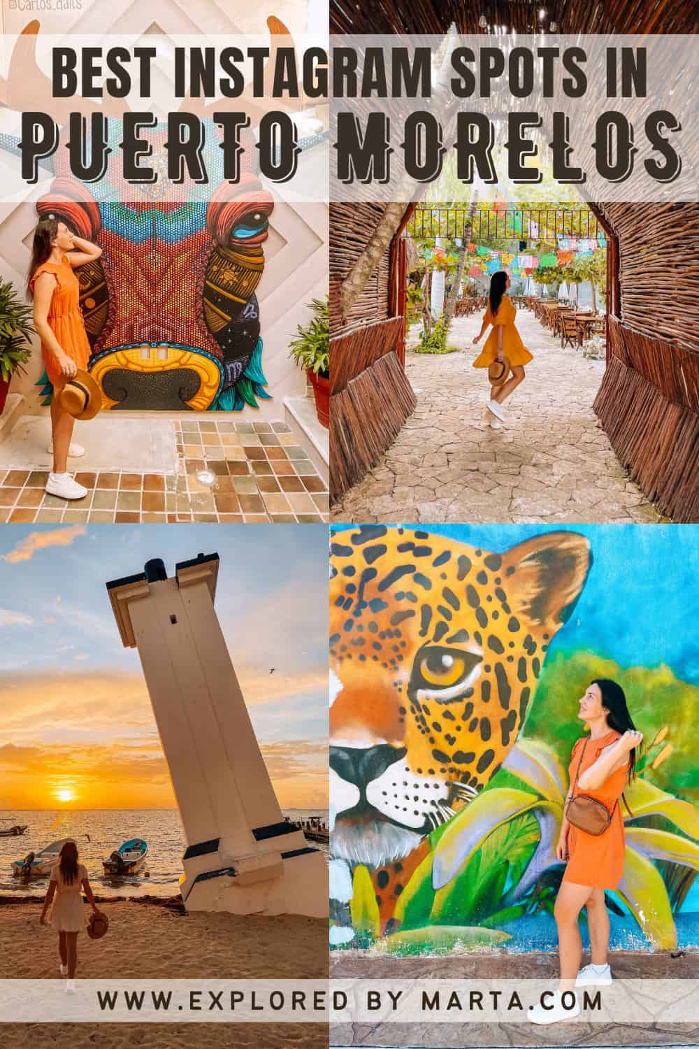 Awesome Instagram spots in Puerto Morelos in Mexico