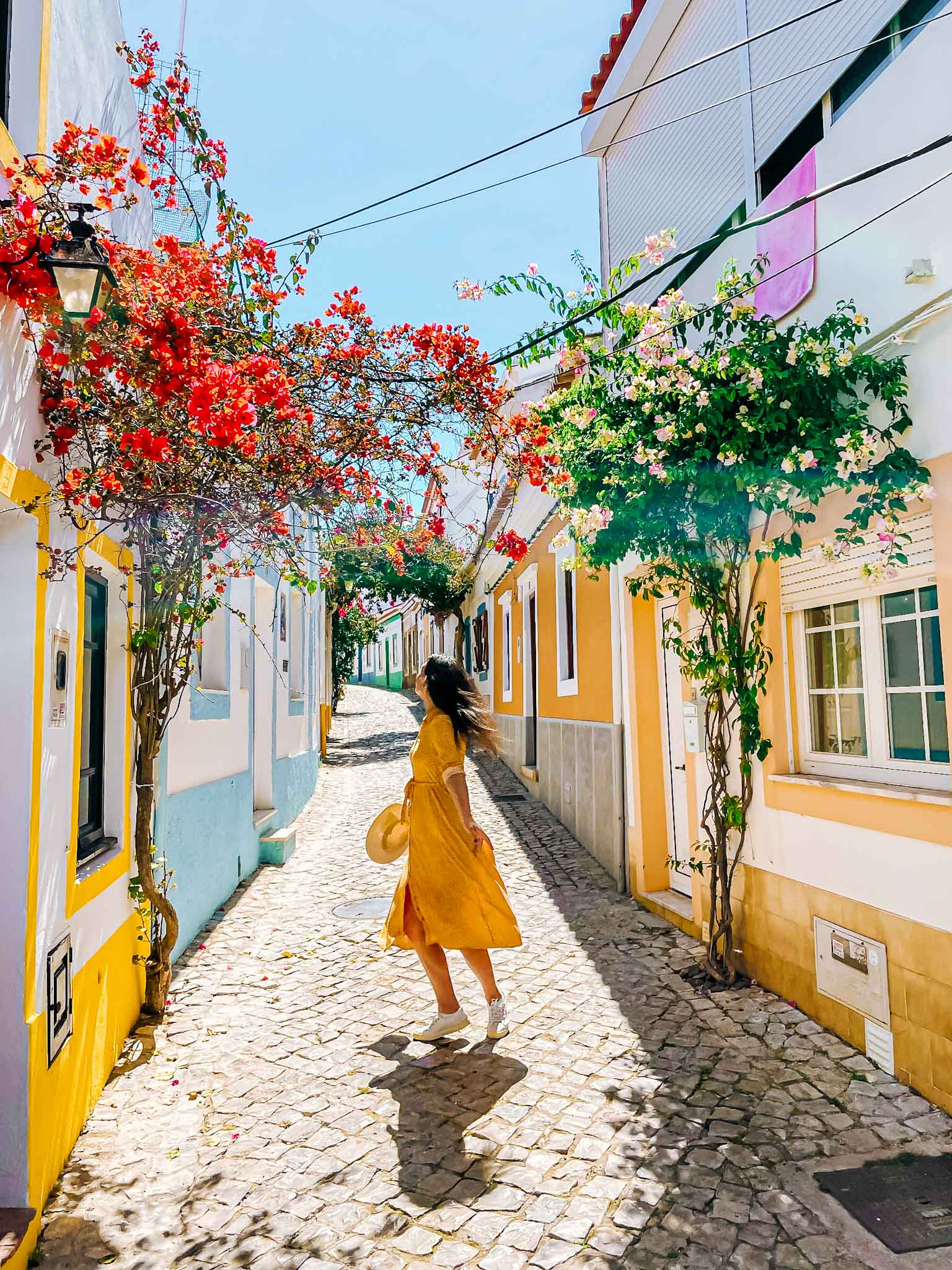 Best Instagram spots in Algarve in Portugal - Old village of Ferragudo