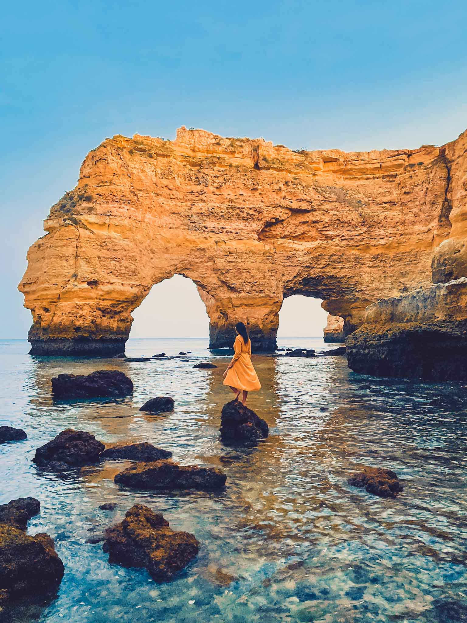 Best Instagram spots in Algarve in Portugal - Elephant Rock