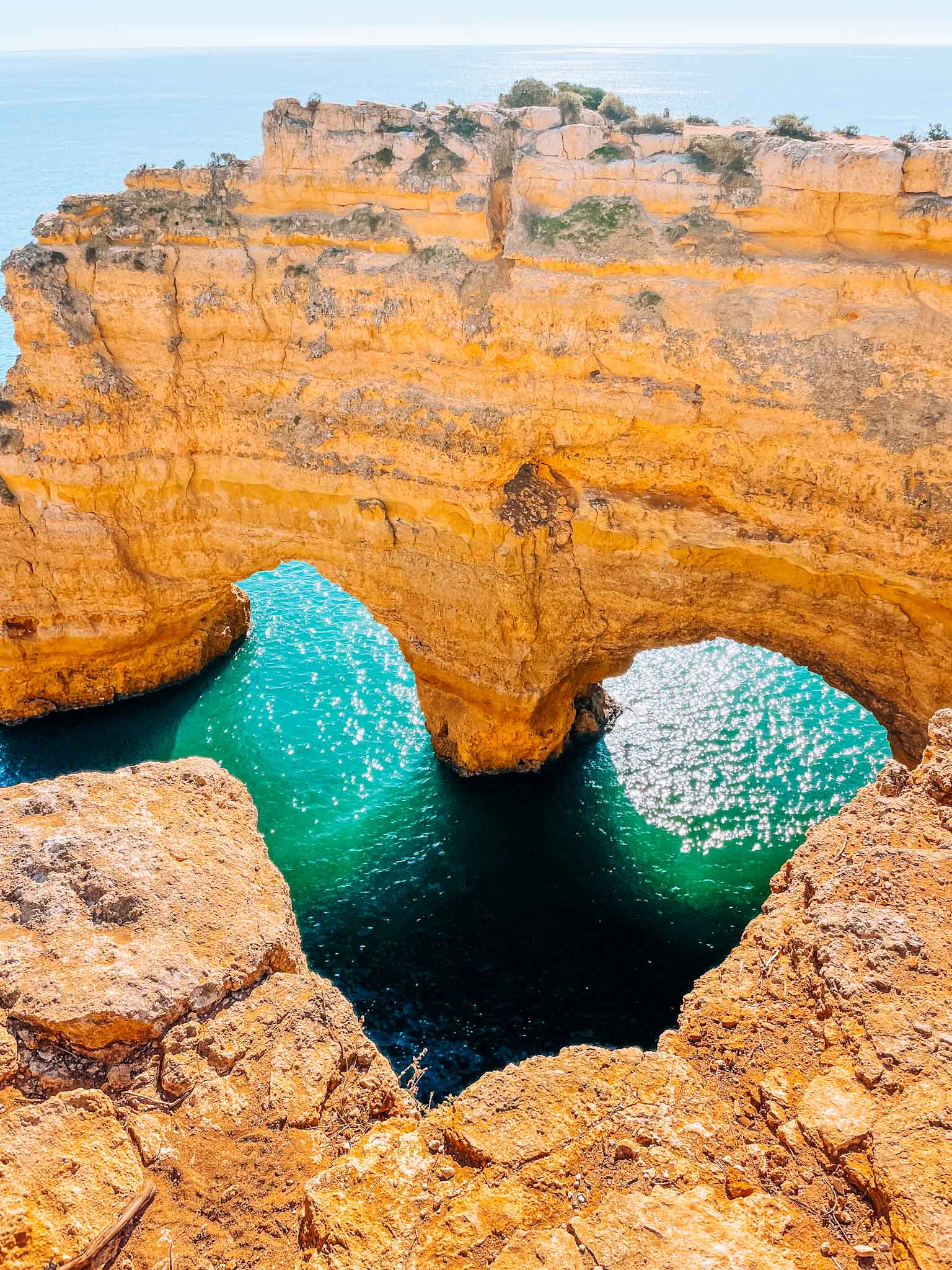 How to find the heart-shaped rock in Algarve