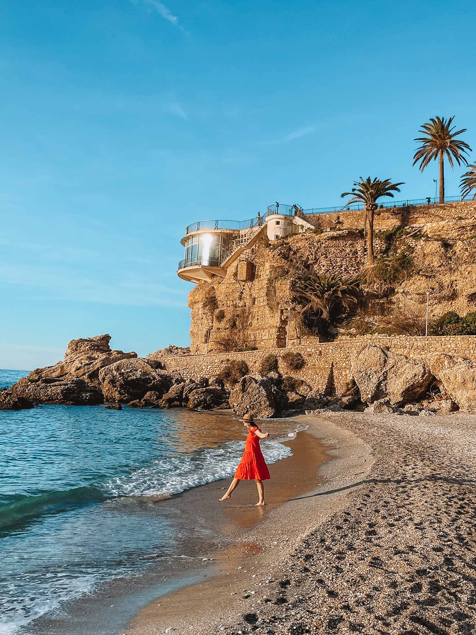 Best Instagram spots of the most beautiful places in Nerja, Spain