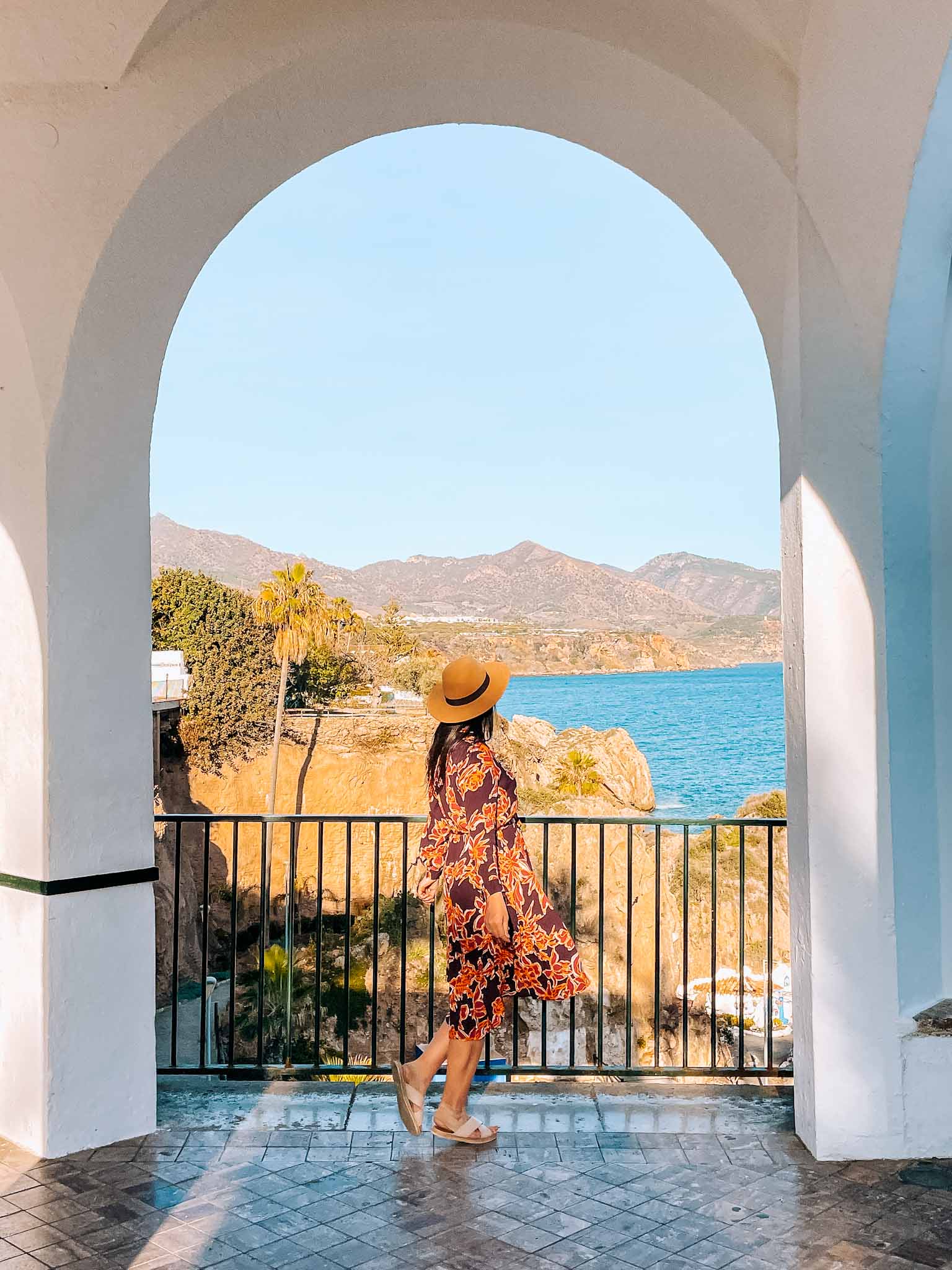 Best Instagram spots of the most beautiful places in Nerja, Spain