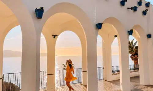 Best Instagram spots of the most beautiful places in Nerja, Spain