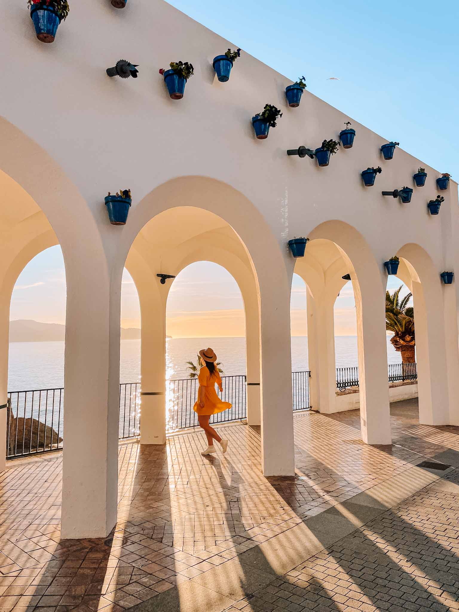 Best Instagram spots of the most beautiful places in Nerja, Spain