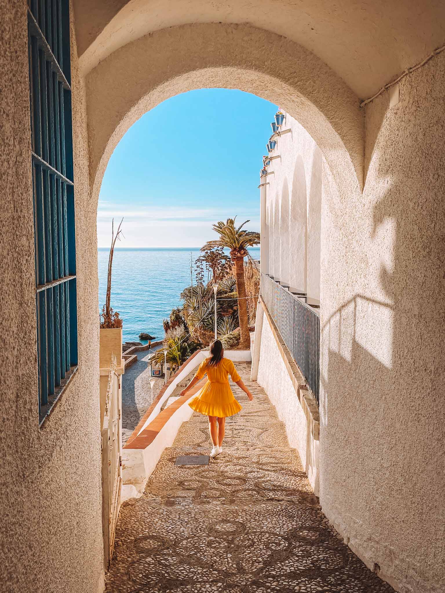 Best Instagram spots of the most beautiful places in Nerja, Spain
