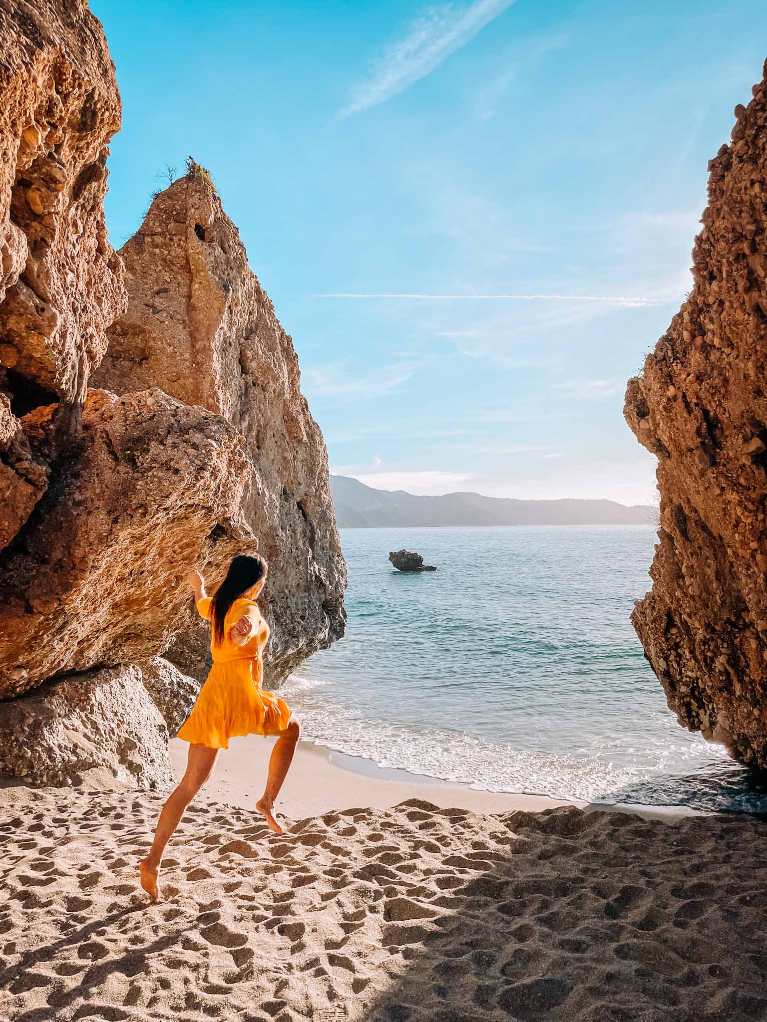 Best Instagram spots of the most beautiful places in Nerja, Spain