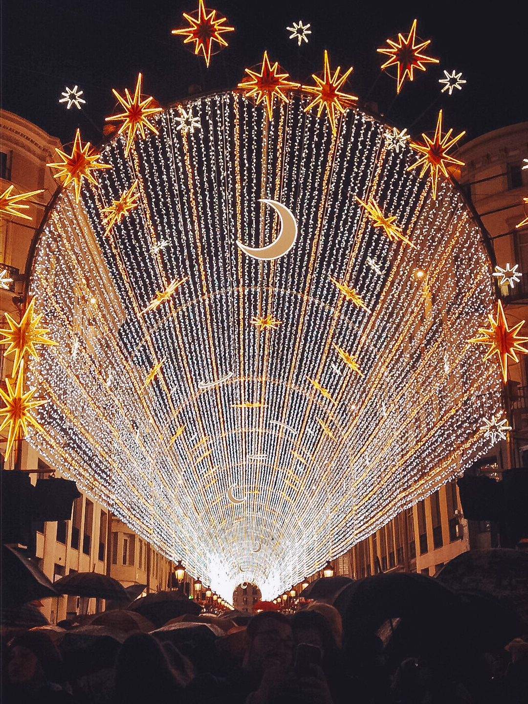 Best things to do in Malaga - Christmas lights at Calle Larios