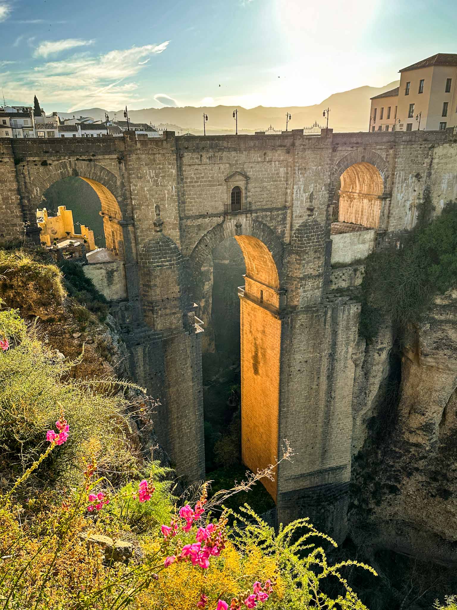 Best photo spots of Puente Nuevo bridge in Ronda, Spain