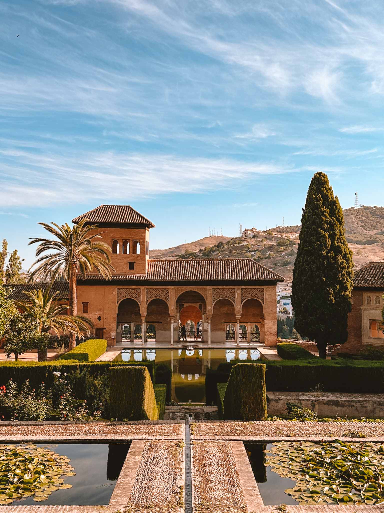 Granada, Spain - Partal Palace - one of the Nasrid Palaces in Alhambra
