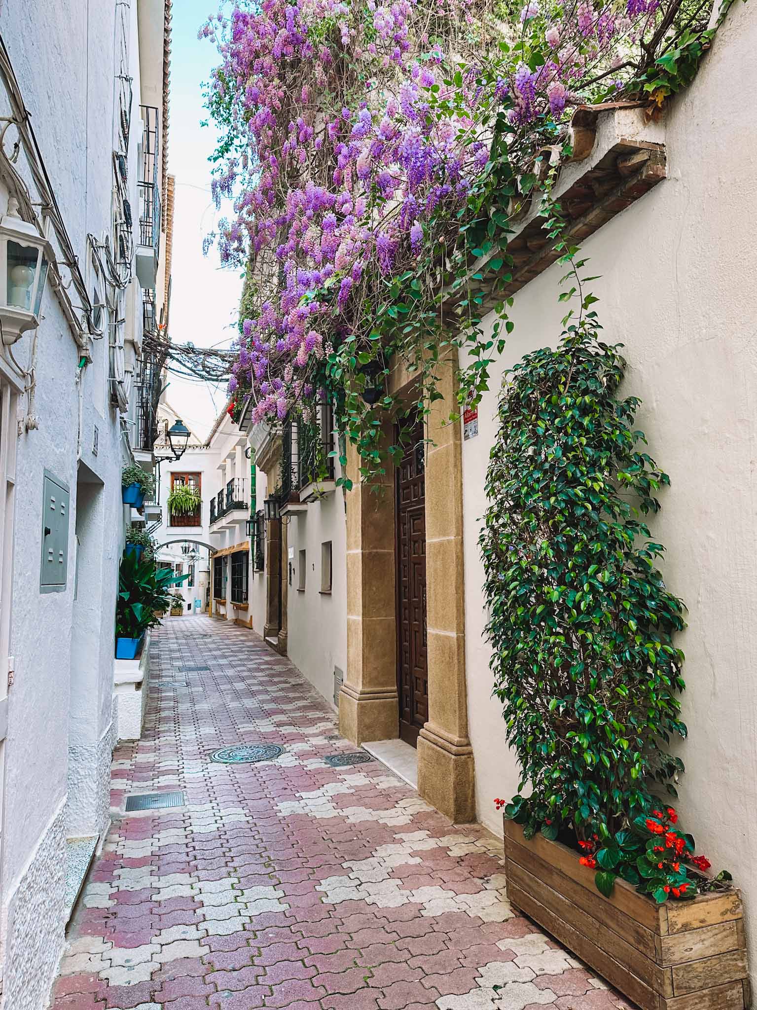 Most beautiful streets in Marbella, Spain - Calle Caballeros