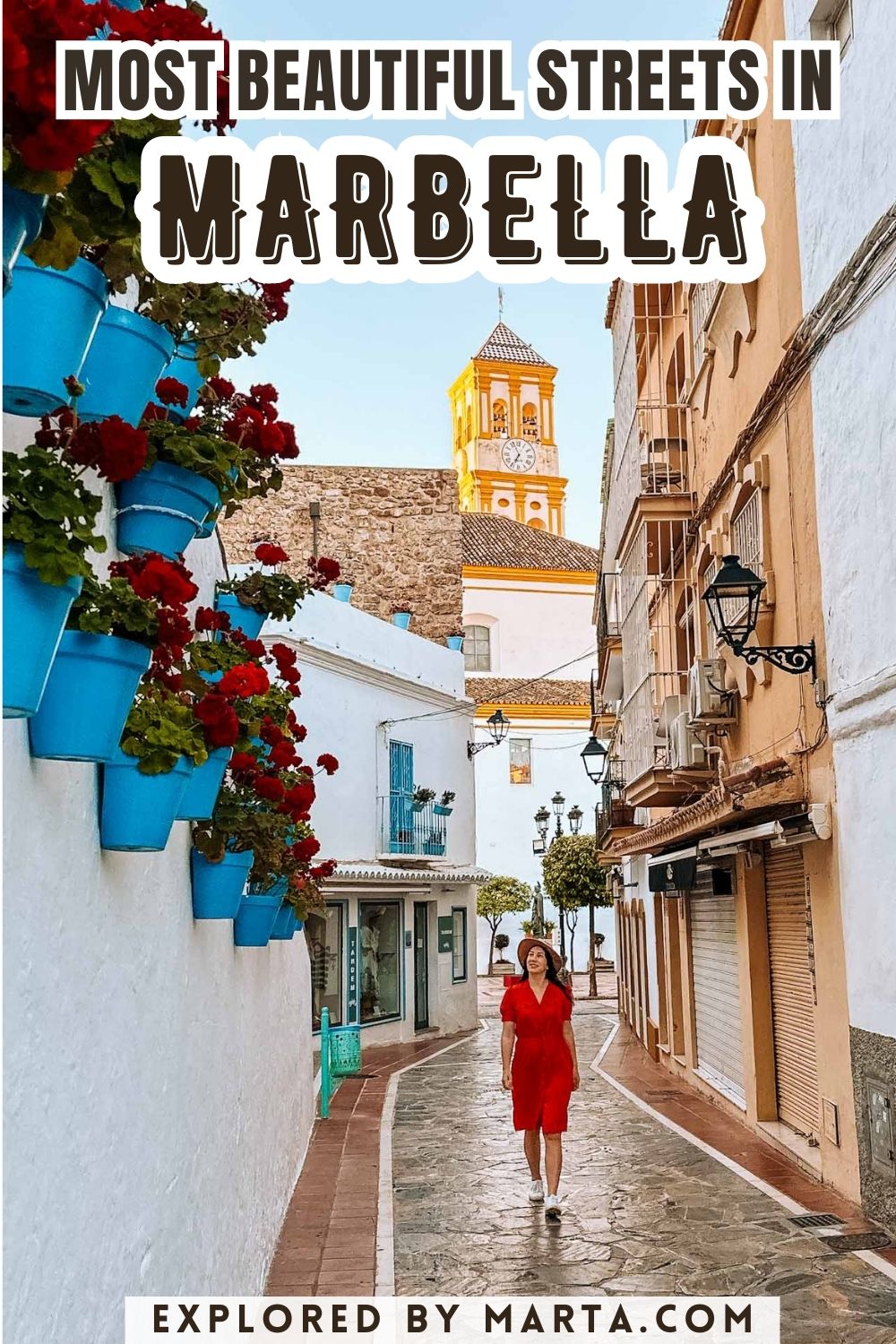Most beautiful streets in Marbella, Spain