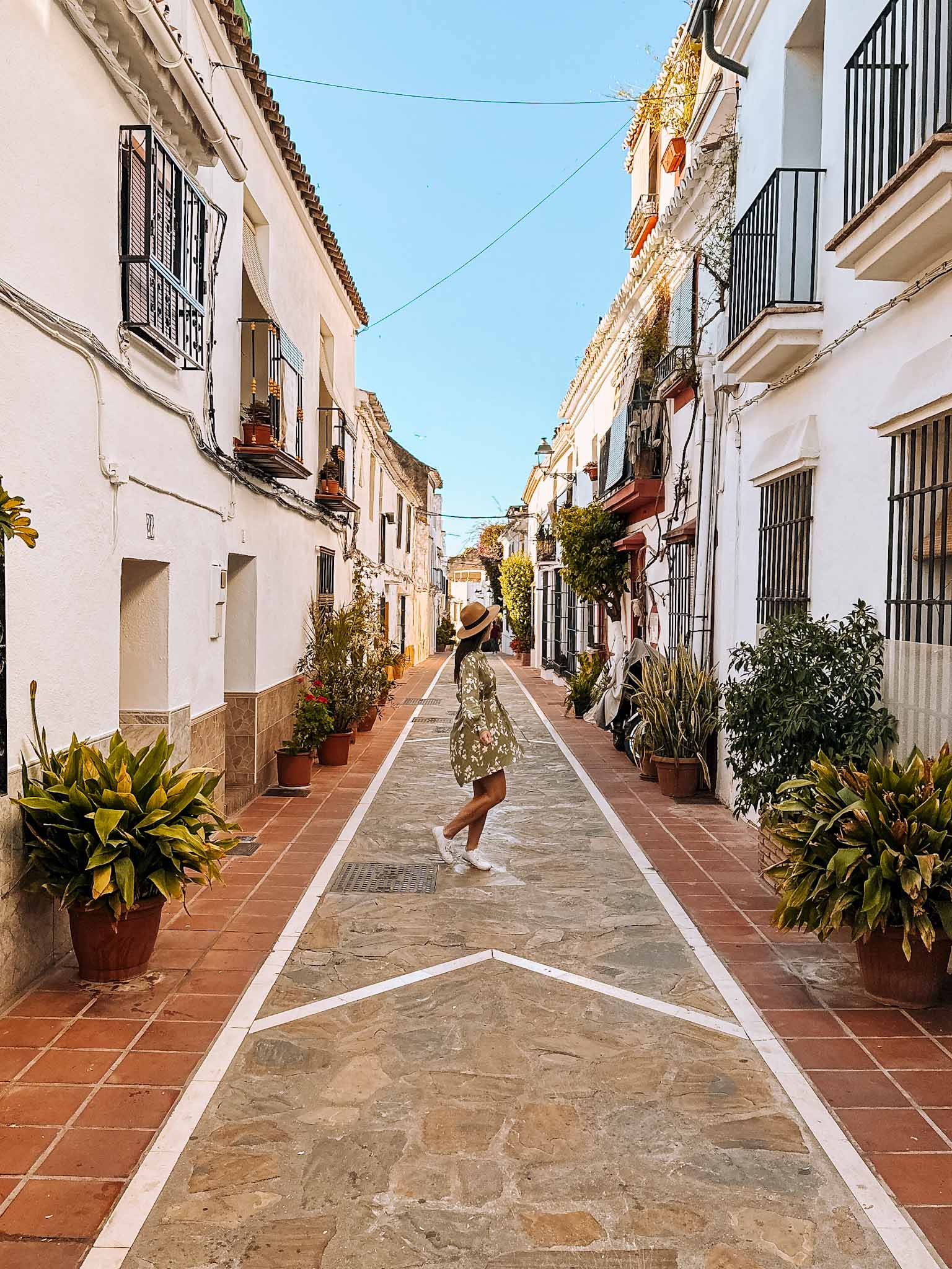 Most beautiful streets in Marbella, Spain - Calle Lobatas