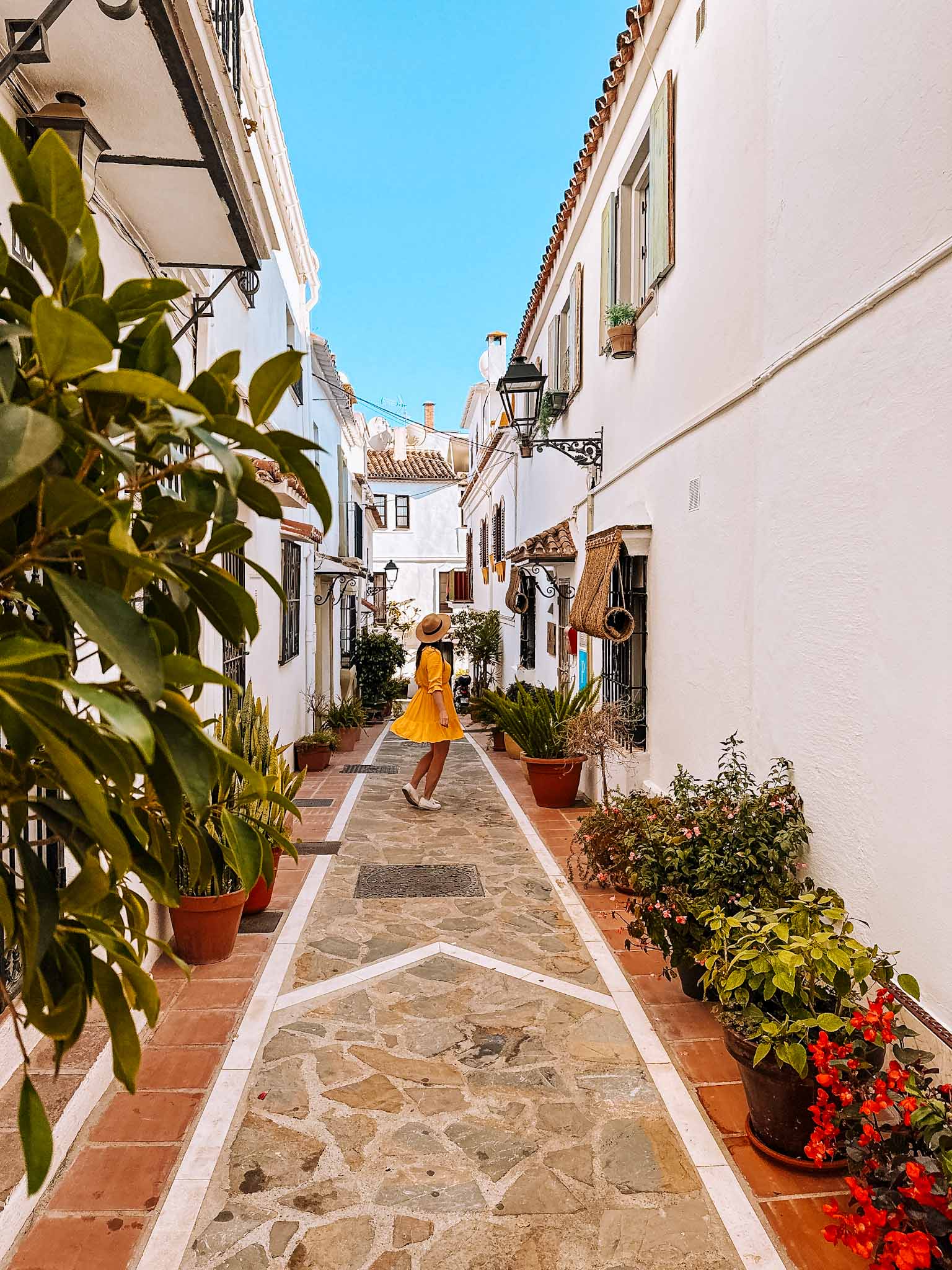 Most beautiful streets in Marbella, Spain - Calle Montenebros