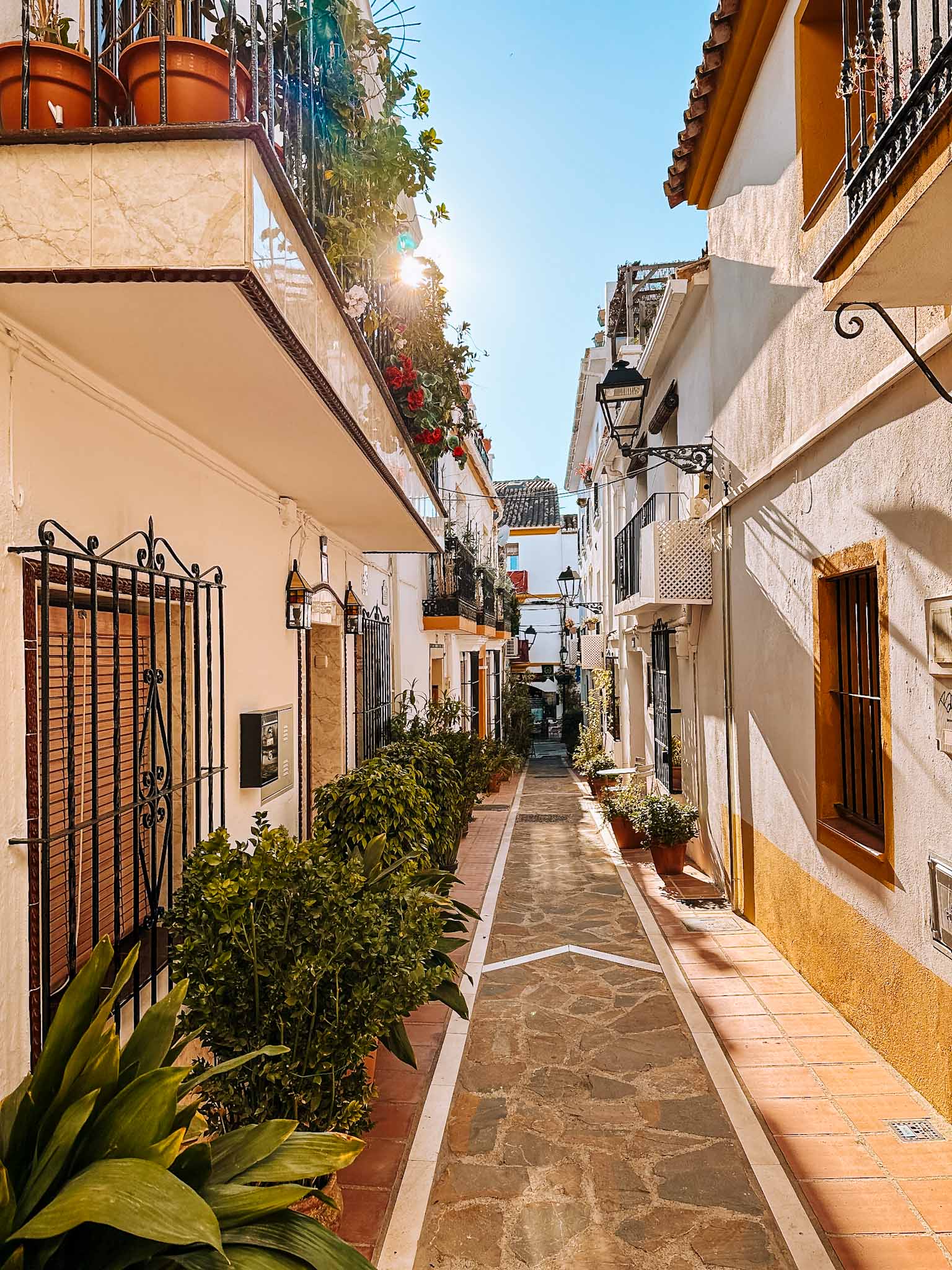 Most beautiful streets in Marbella, Spain - Calle Montenebros