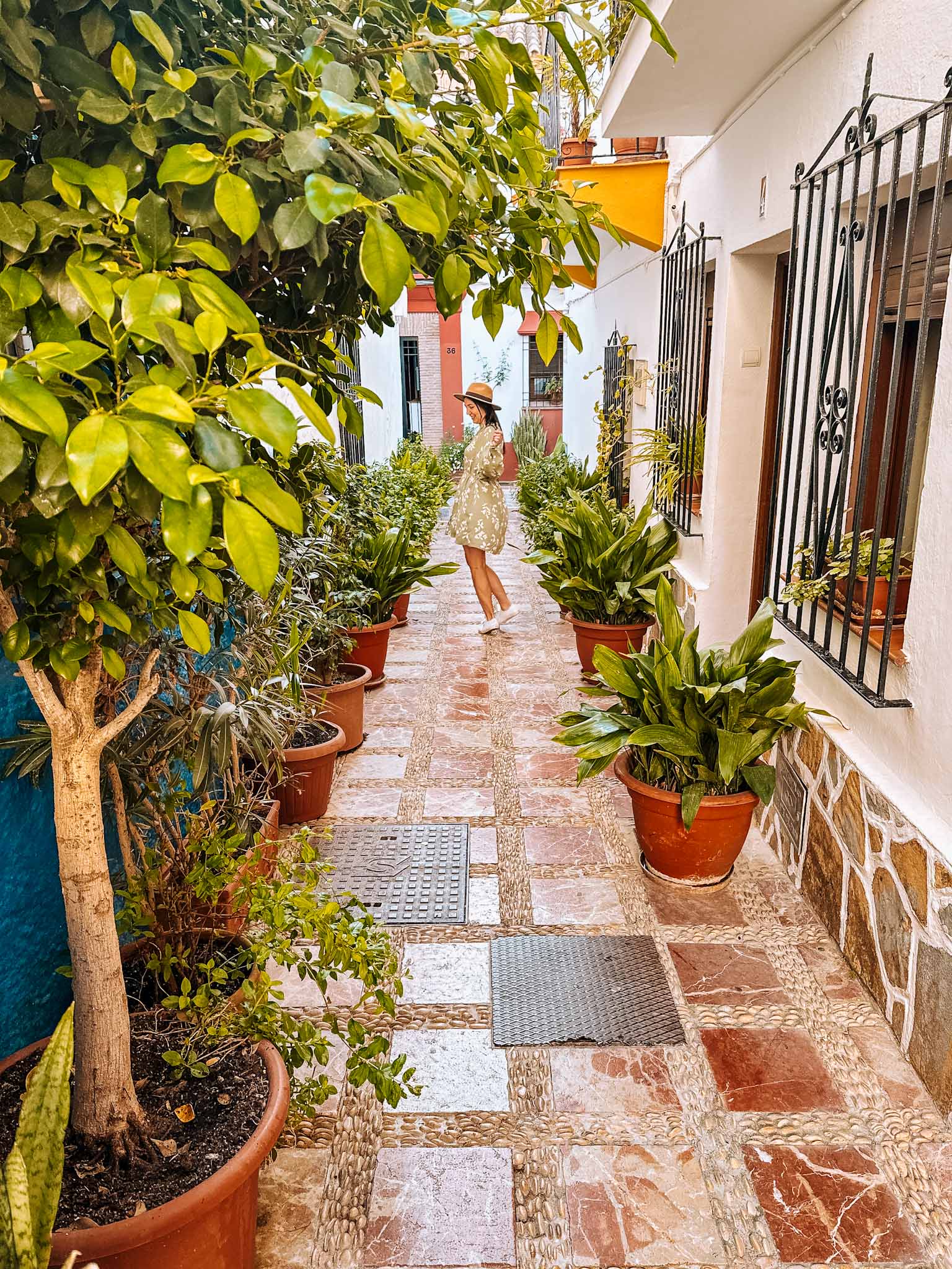 Most beautiful streets in Marbella, Spain - Callejón del Santo Cristo