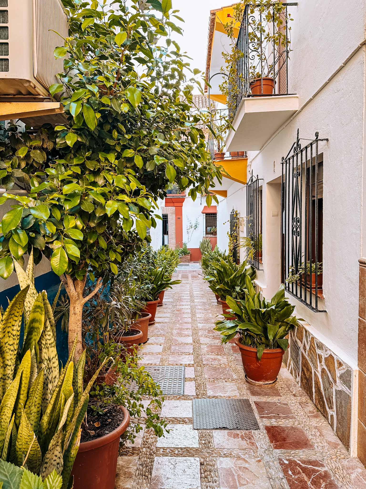 Most beautiful streets in Marbella, Spain - Callejón del Santo Cristo
