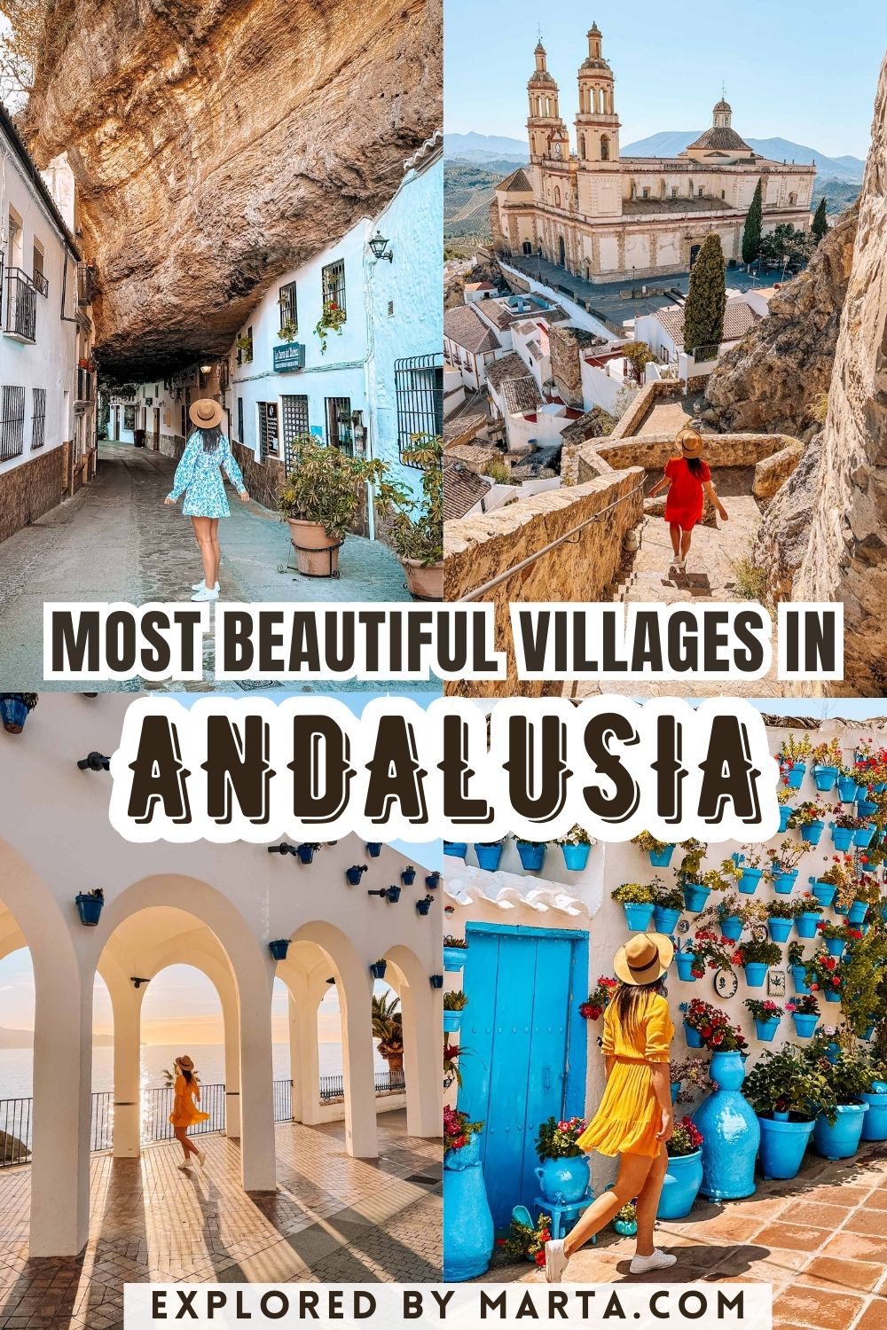 The most beautiful whitewashed villages and unique towns in Andalusia, Spain